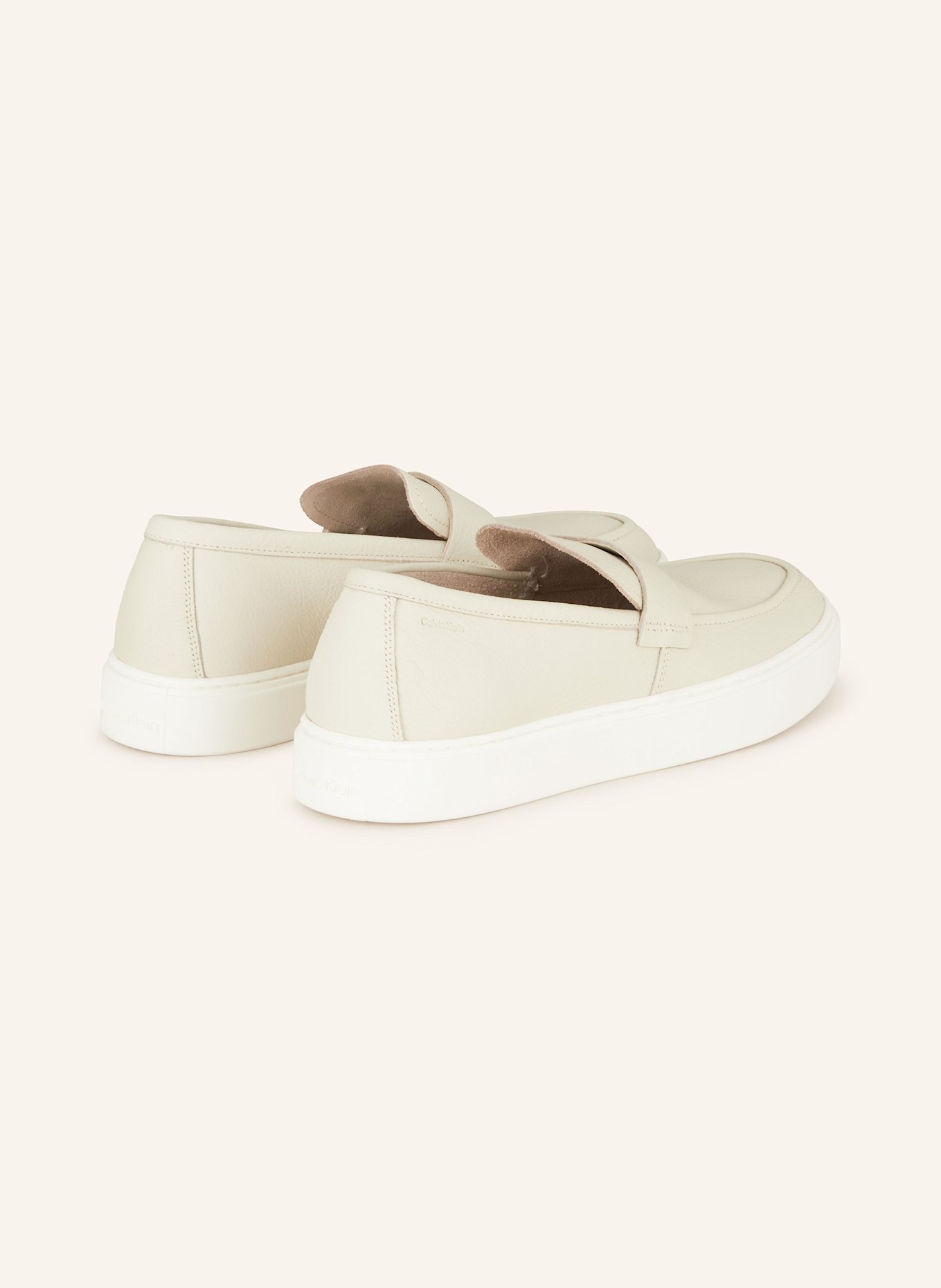 Calvin Klein Loafersy: KREMOWY
