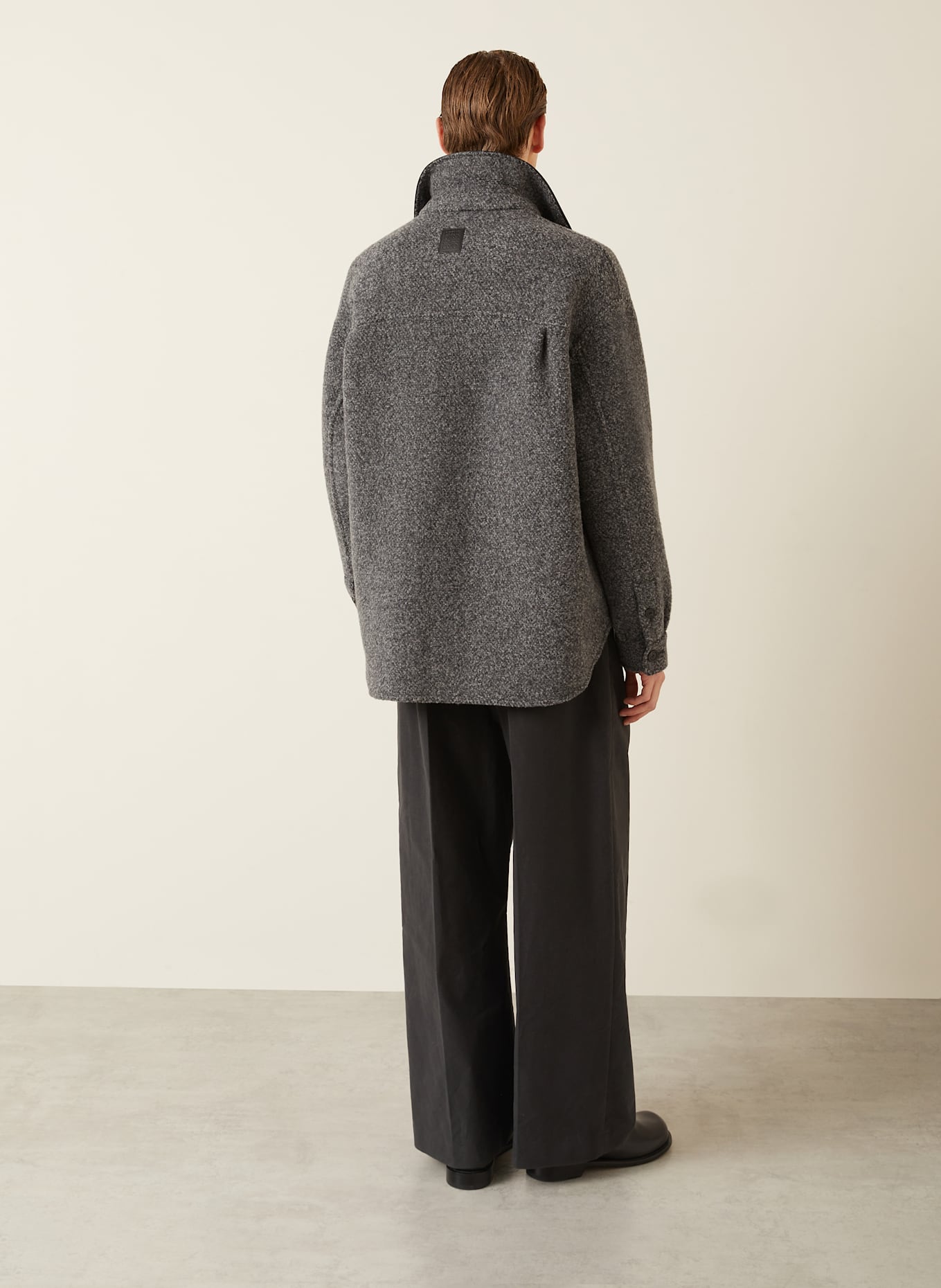 LOEWE Overshirt: DUNKELGRAU