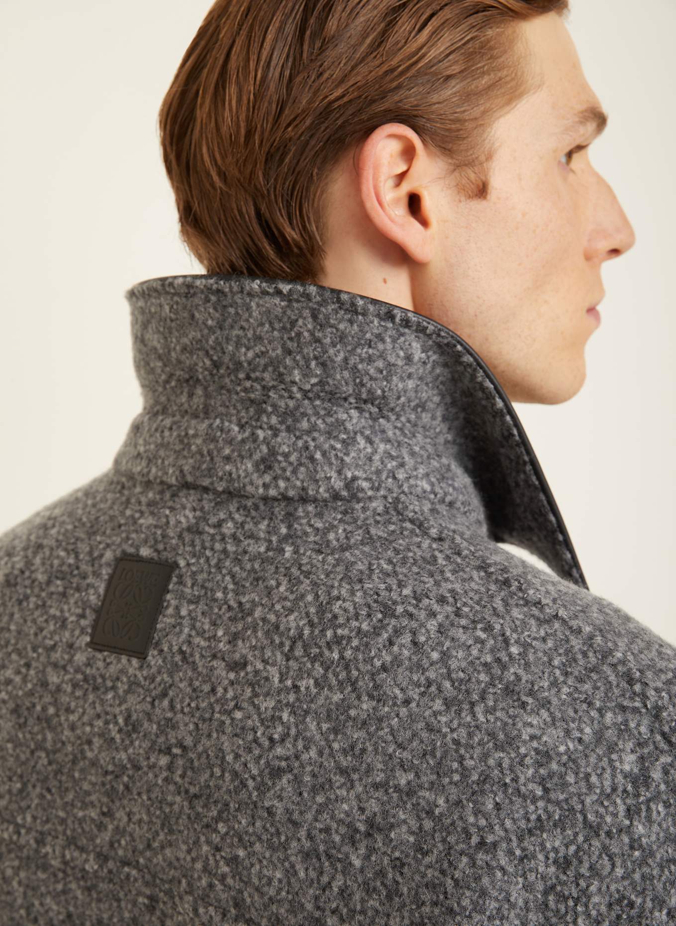 LOEWE Overshirt: DUNKELGRAU