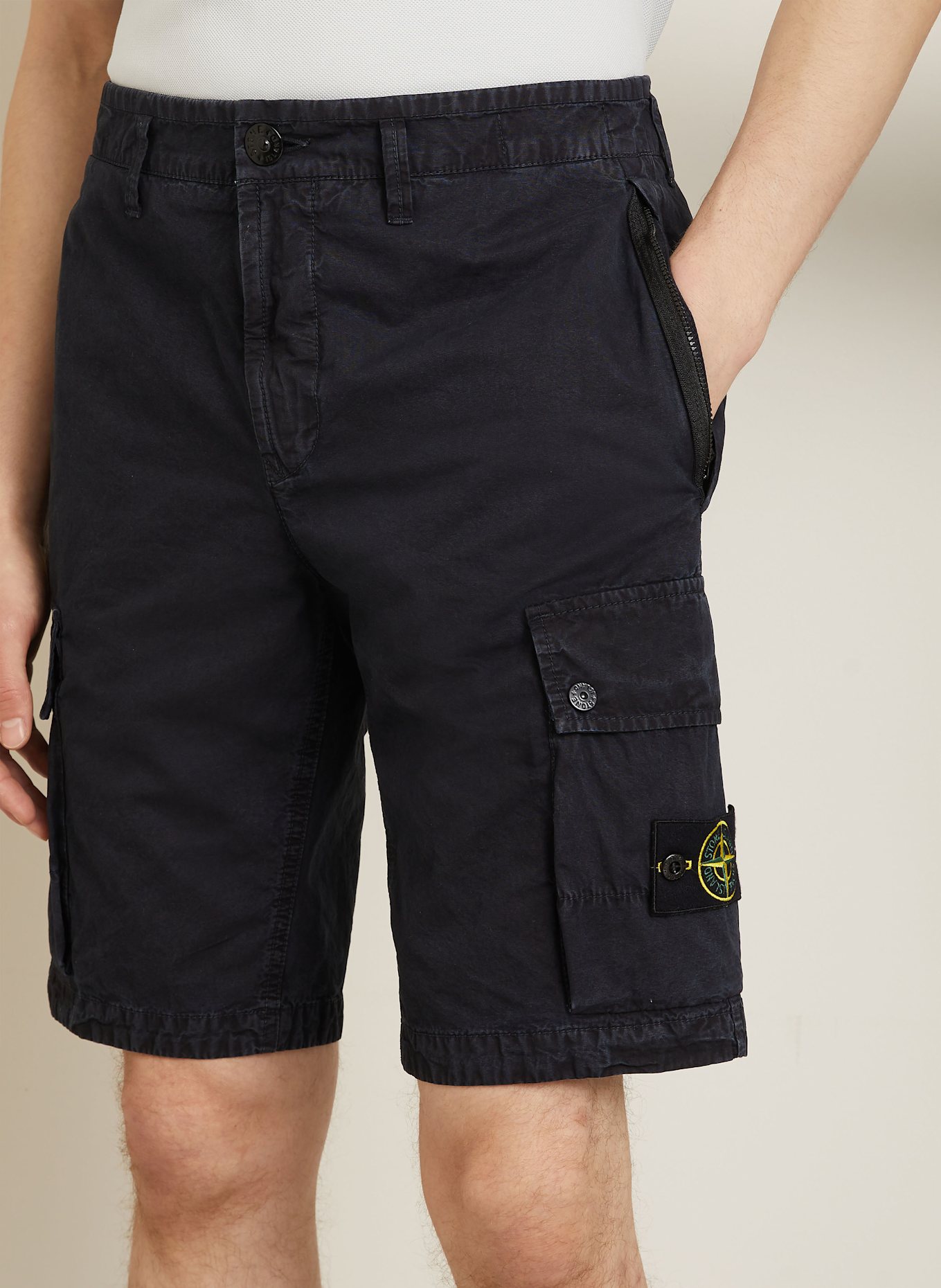 STONE ISLAND Cargoshorts, Farbe: DUNKELBLAU (Bild 6)