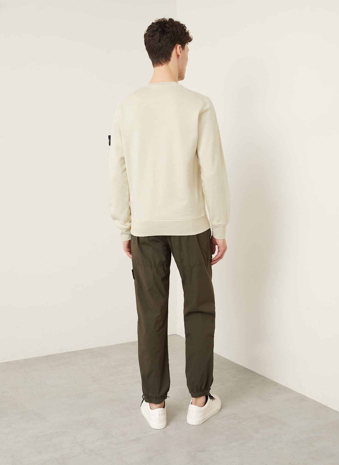 STONE ISLAND Sweatshirt: CREME