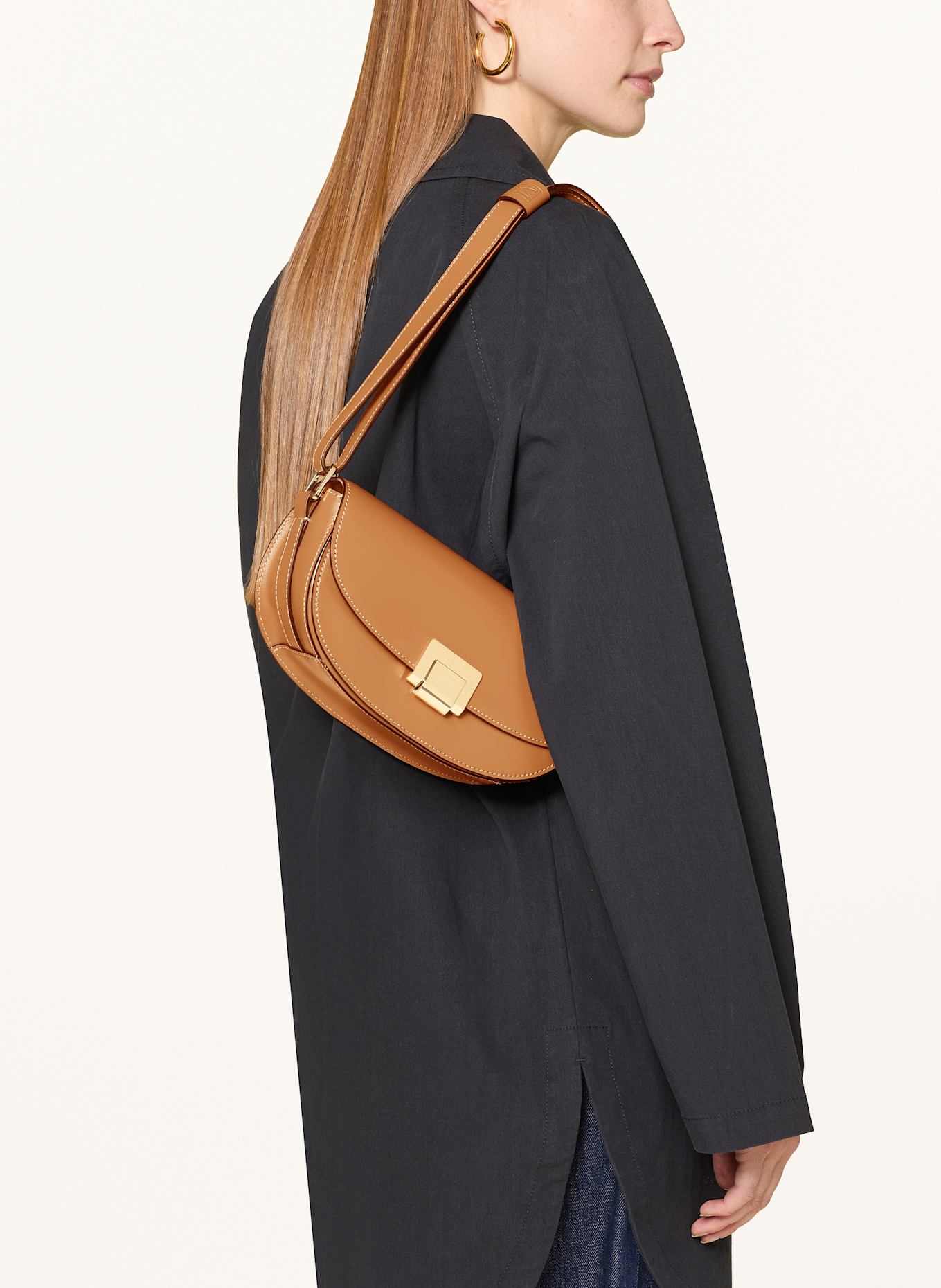 Marc O'Polo Torba na ramię SMALL: CAMELOWY