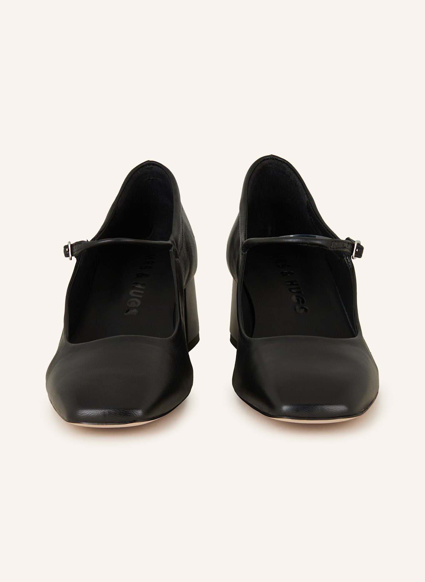 MRS & HUGS Mary Jane pumps: BLACK
