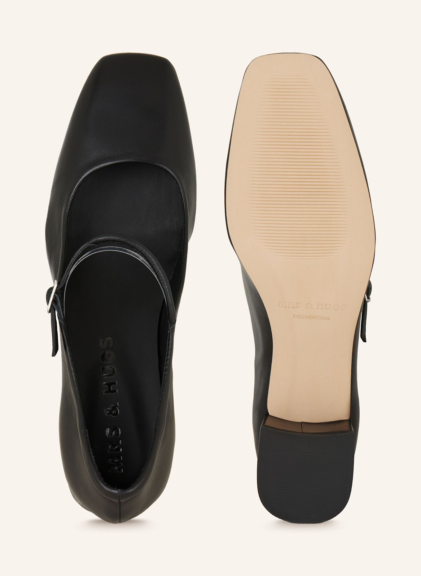 MRS & HUGS Mary Jane pumps: BLACK