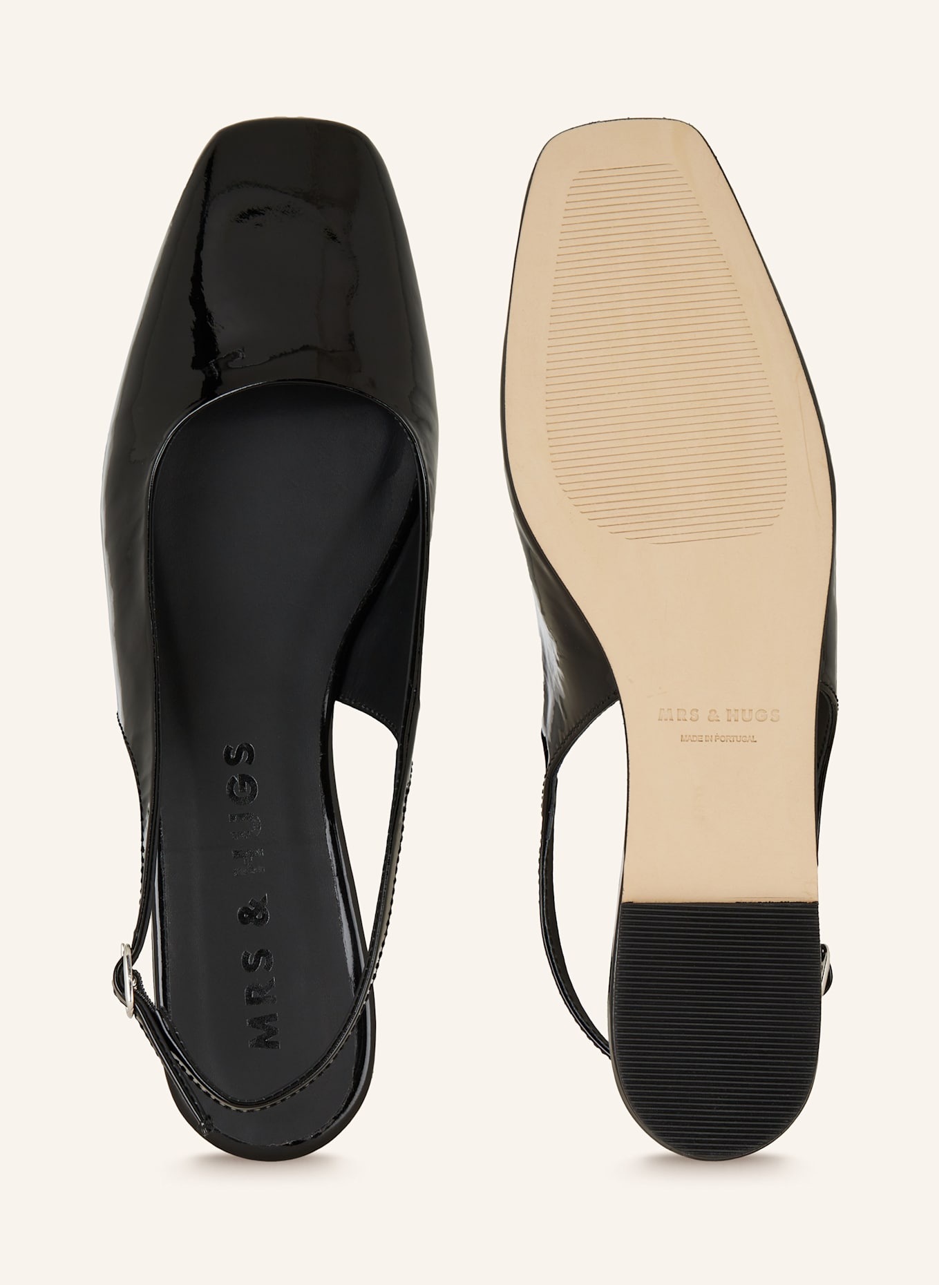 MRS & HUGS Slingballerinas: SCHWARZ