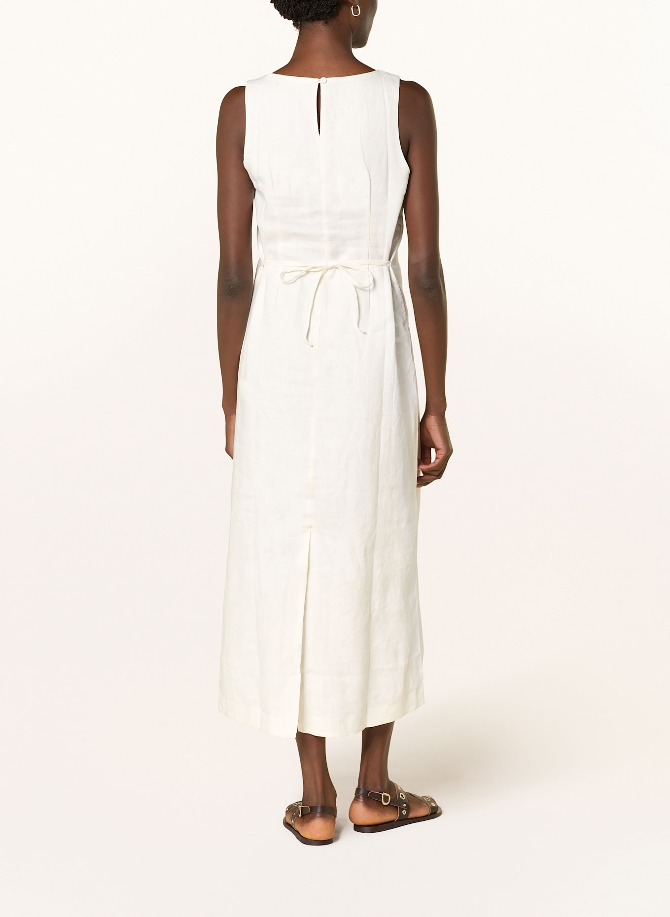 FAITHFULL THE BRAND Leinenkleid TAYLOR: WEISS