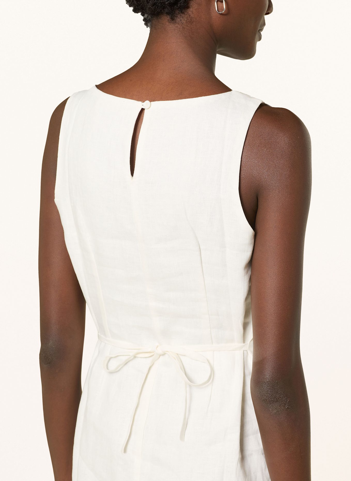 FAITHFULL THE BRAND Leinenkleid TAYLOR: WEISS
