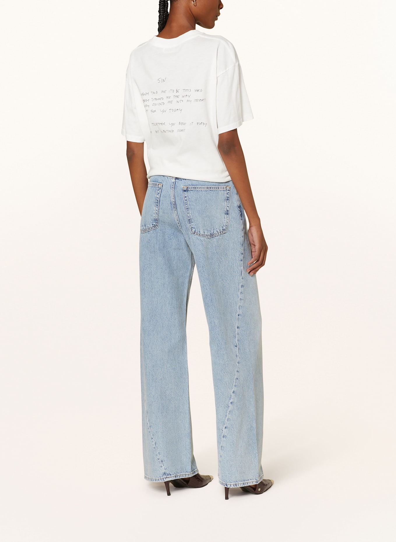 ANINE BING Jeans BRIE, Farbe: WASHED BLUE WASHED BLUE (Bild 3)