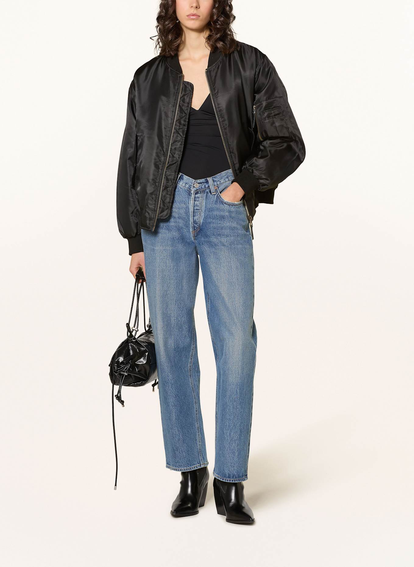 AGOLDE Jeansy V WAIST BAGGY: CASCADE