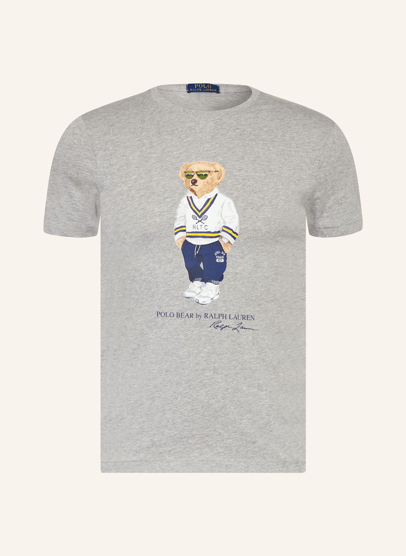 POLO RALPH LAUREN T-shirt, Color: GRAY/ BROWN/ DARK BLUE (Image 1)