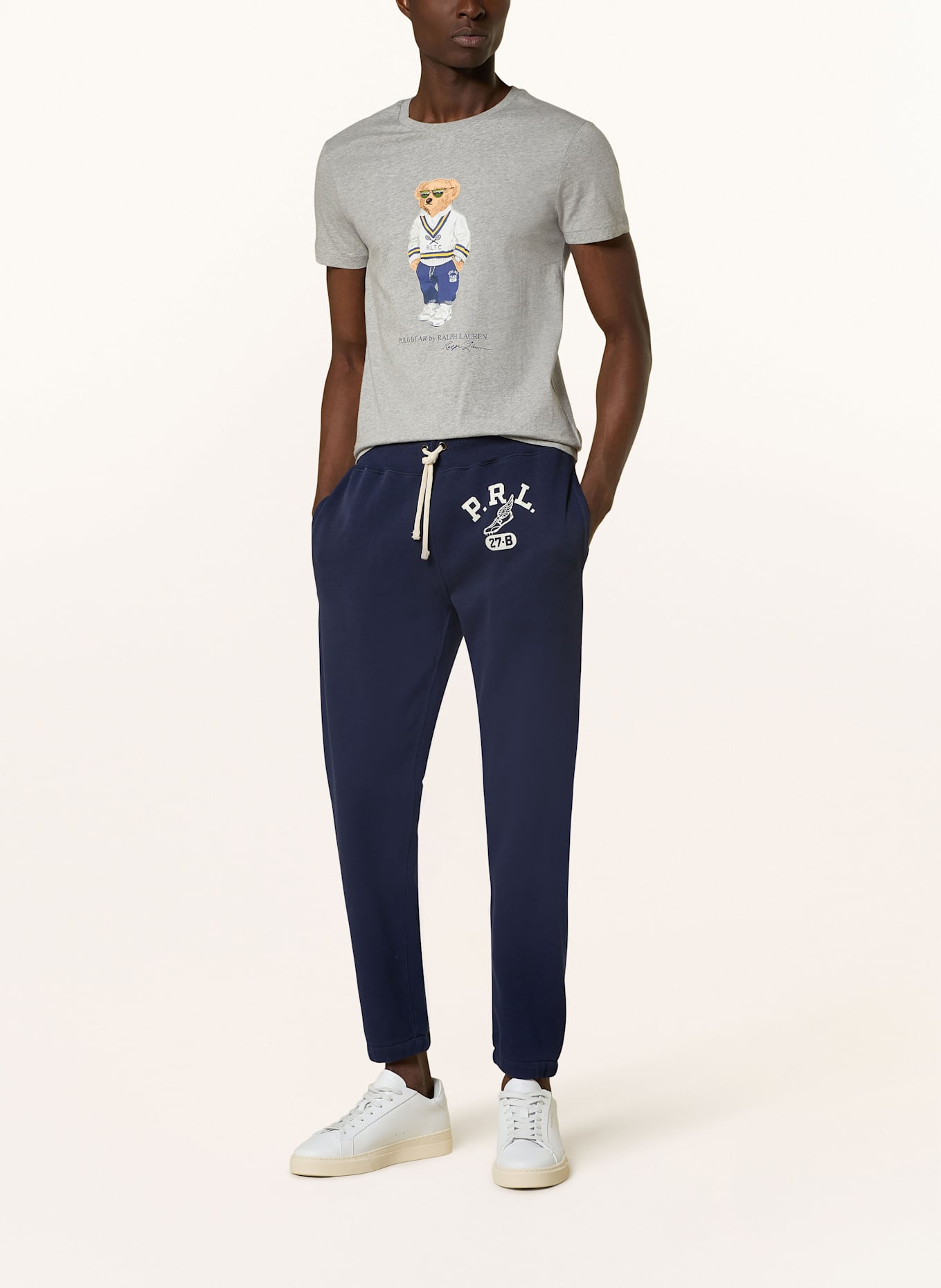 POLO RALPH LAUREN T-shirt, Color: GRAY/ BROWN/ DARK BLUE (Image 2)