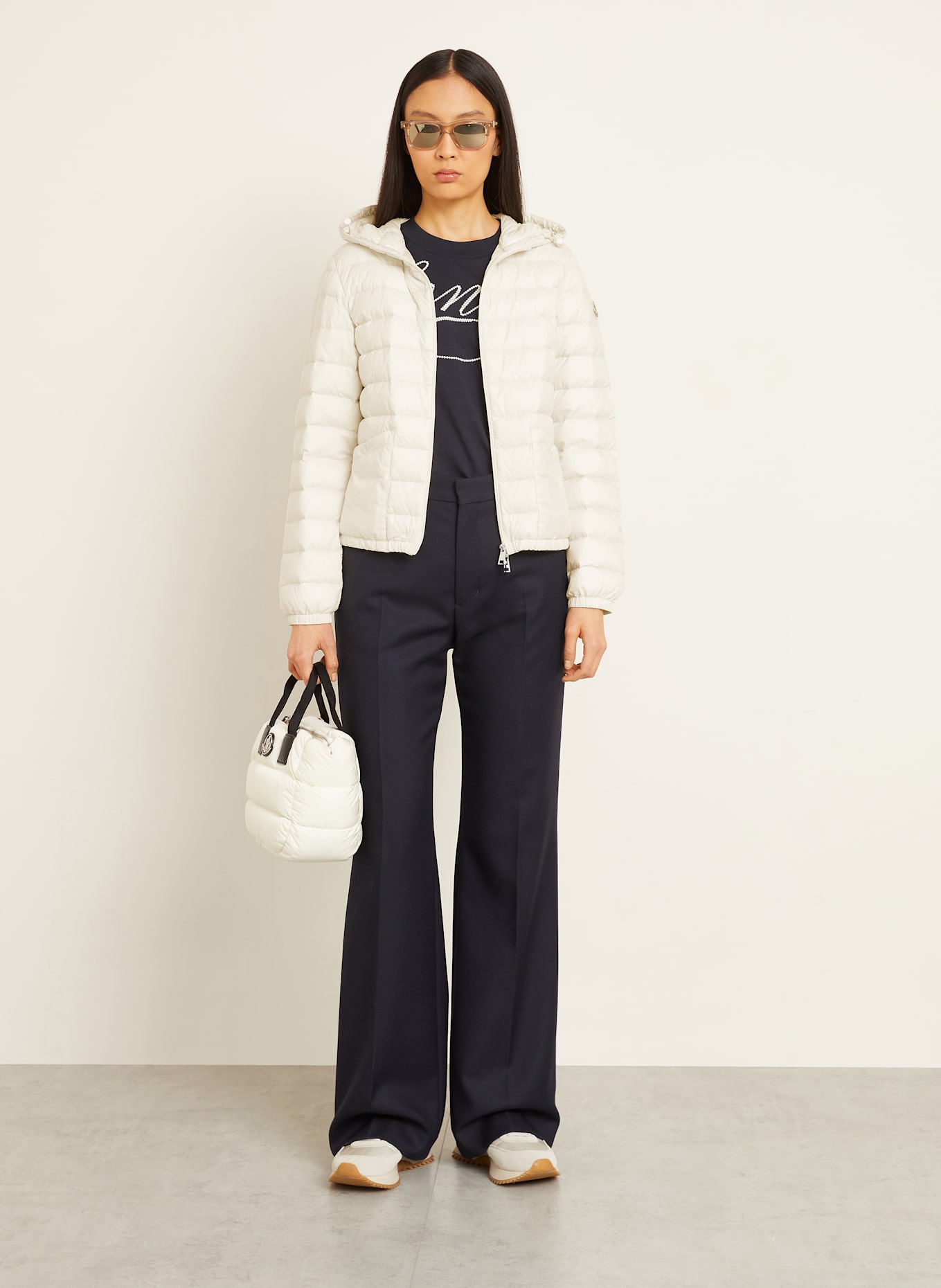 MONCLER Kurtka puchowa HEDE: ECRU