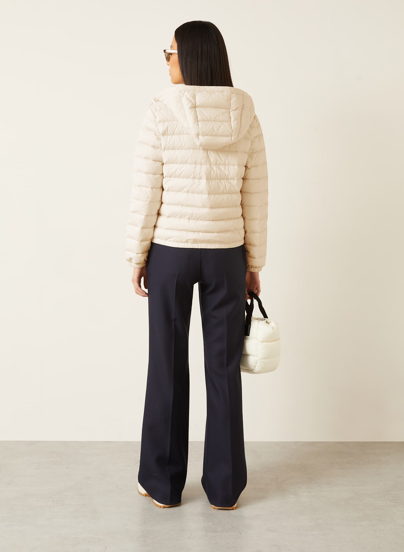 MONCLER Kurtka puchowa HEDE: ECRU