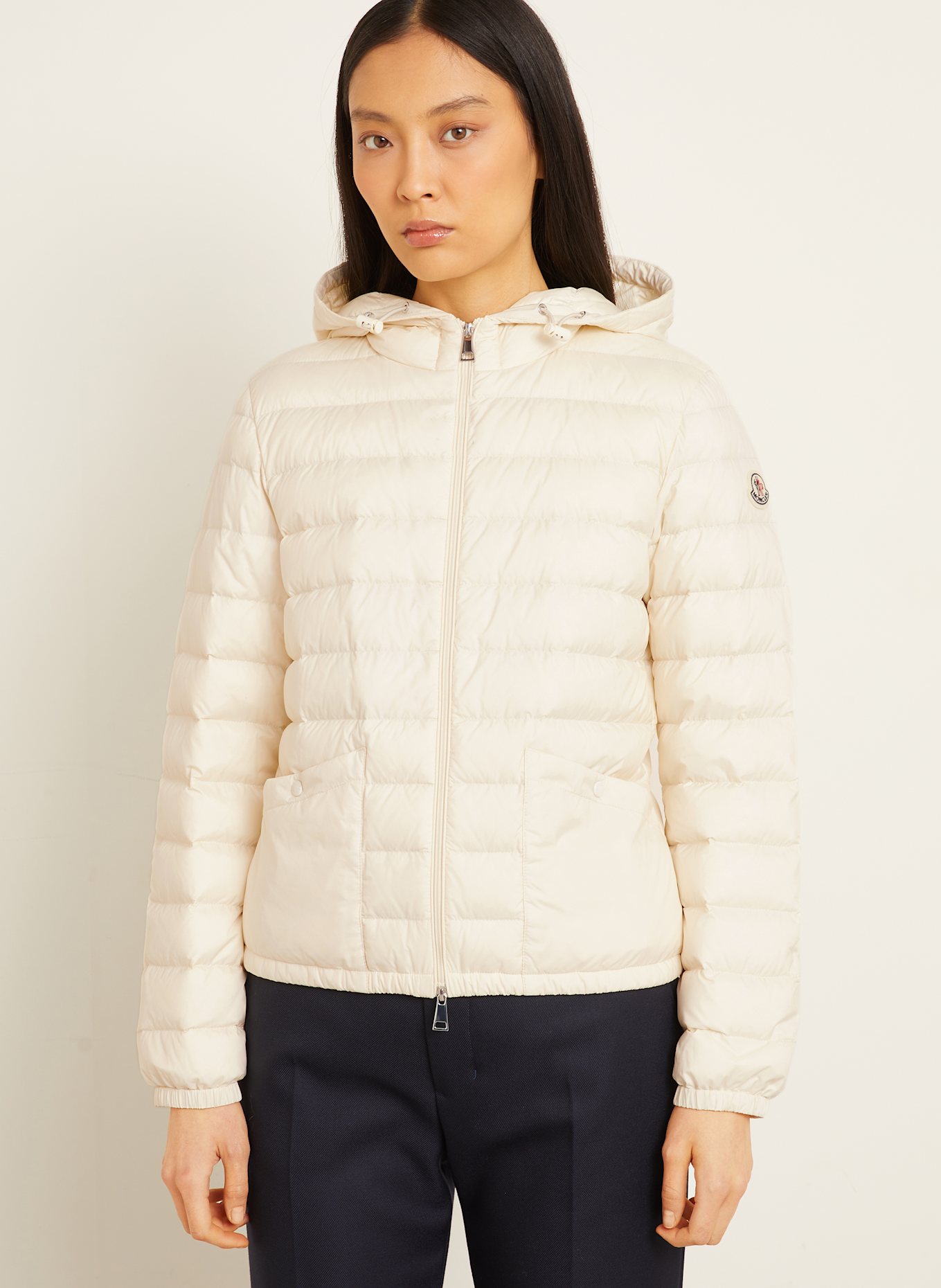 MONCLER Kurtka puchowa HEDE: ECRU