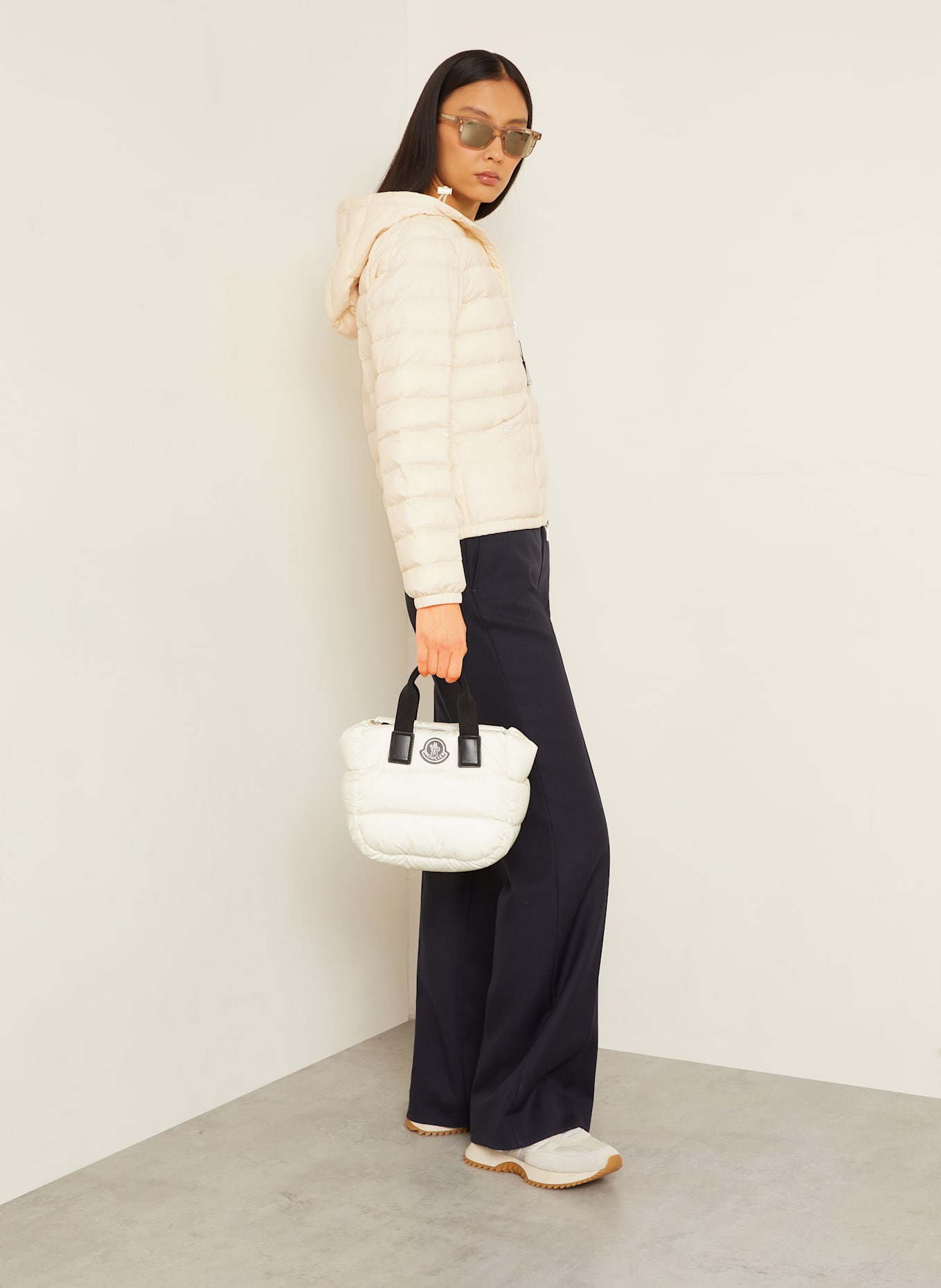 MONCLER Kurtka puchowa HEDE: ECRU