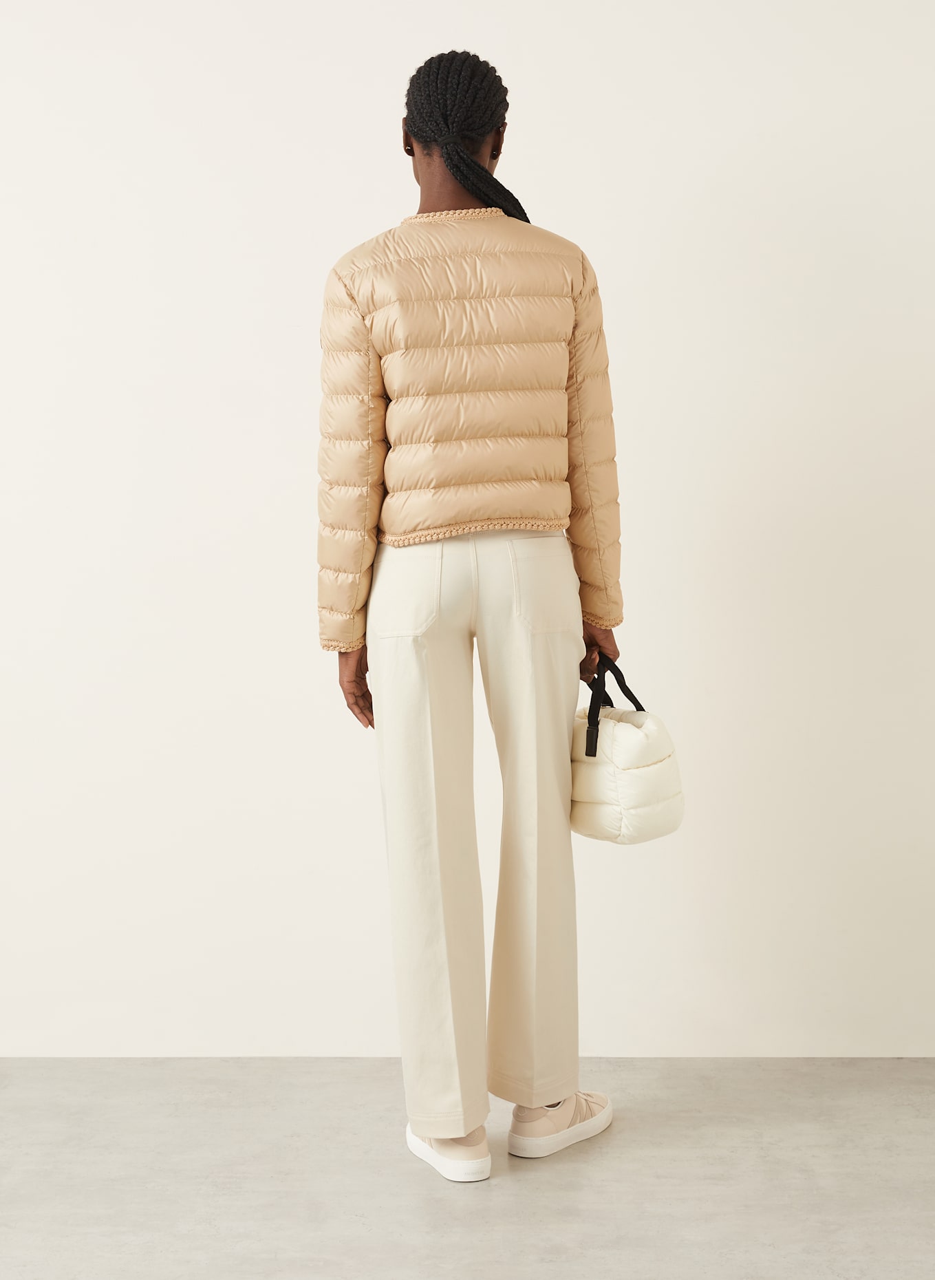 MONCLER Down jacket GENCAY in beige