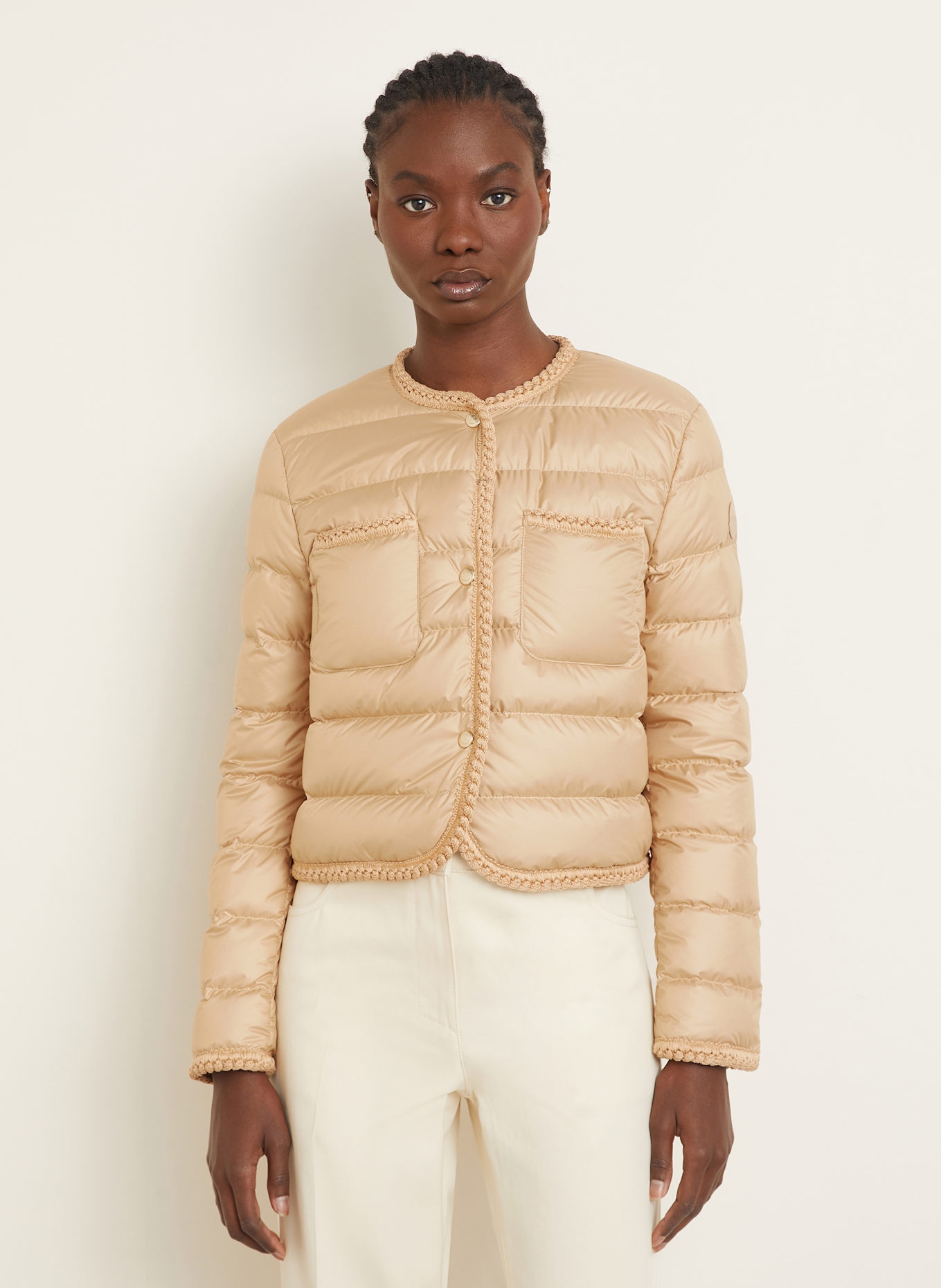 25SS MONCLER Gencay ベージュ MONCLER Down jacket GENCAY in beige