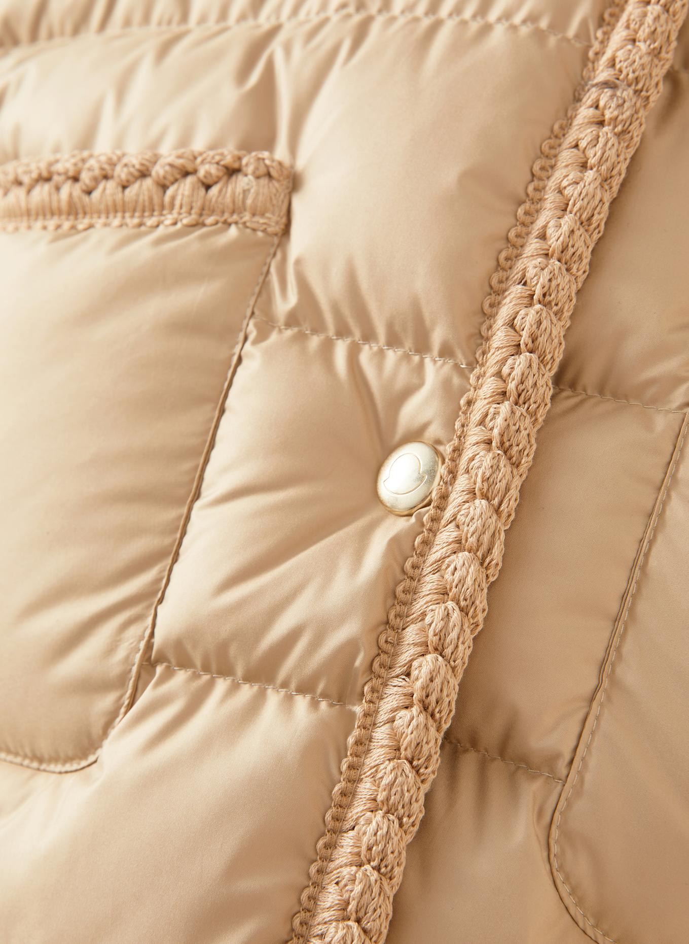 25SS MONCLER Gencay ベージュ Moncler Gencay Braided Down Jacket | Neiman Marcus