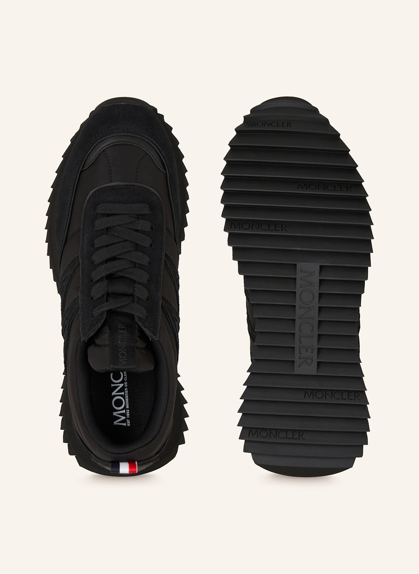 MONCLER Sneakersy PACEY: CZARNY