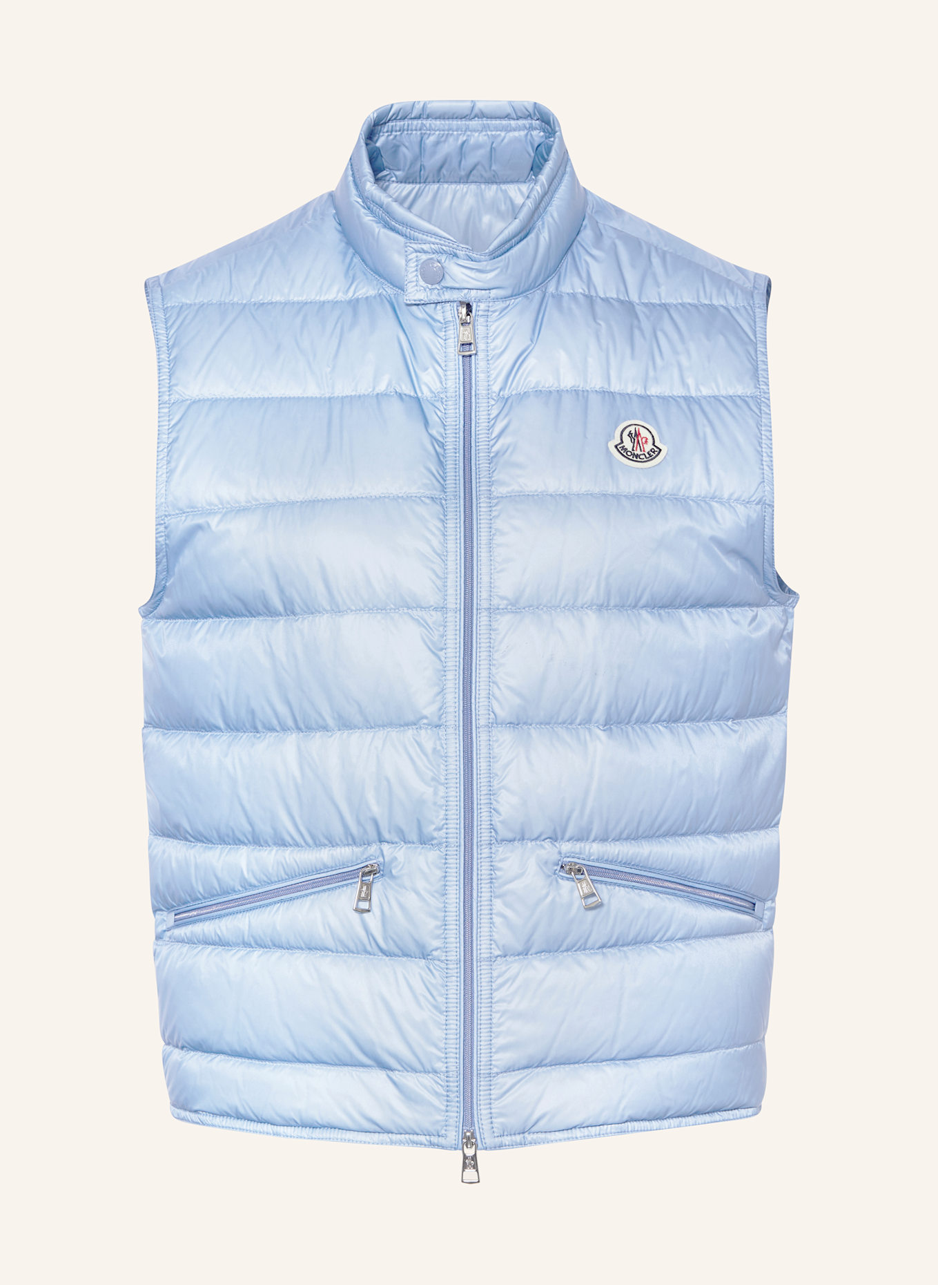 MONCLER Daunenweste GUI: HELLBLAU