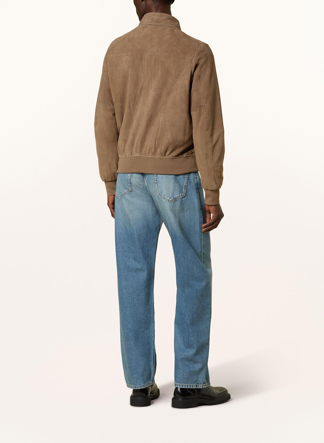 PARAJUMPERS Lederjacke WELDON: BRAUN