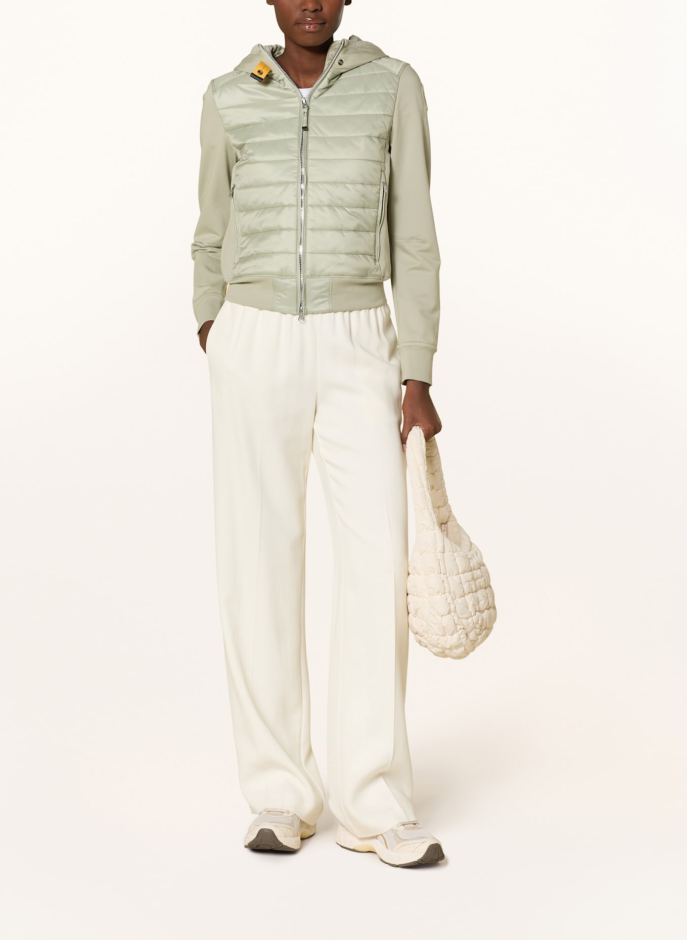 PARAJUMPERS Jacke CAELIE-W im Materialmix: HELLGRÜN