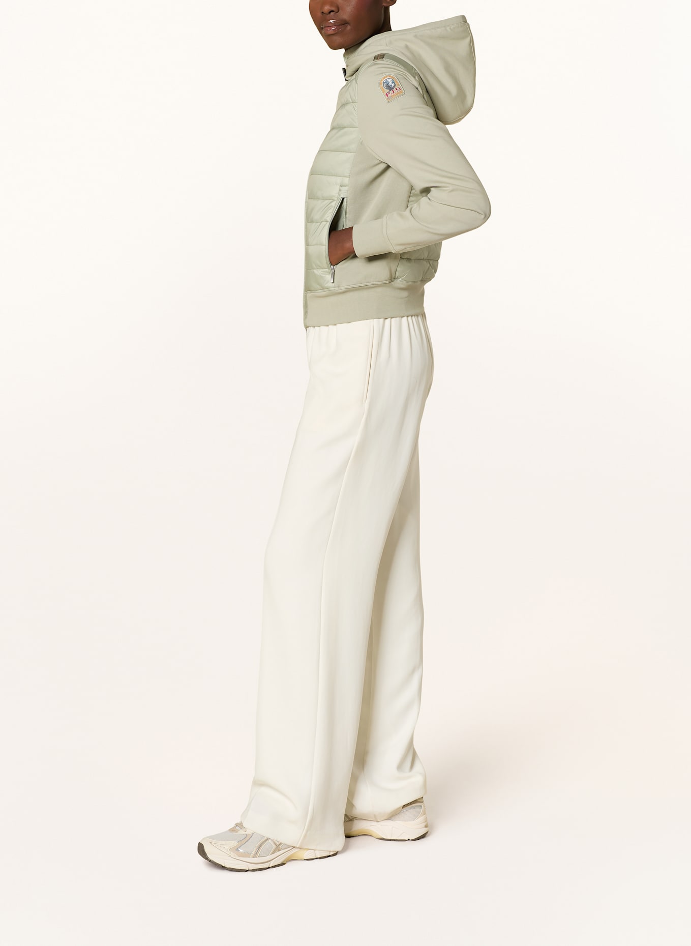 PARAJUMPERS Jacke CAELIE-W im Materialmix: HELLGRÜN