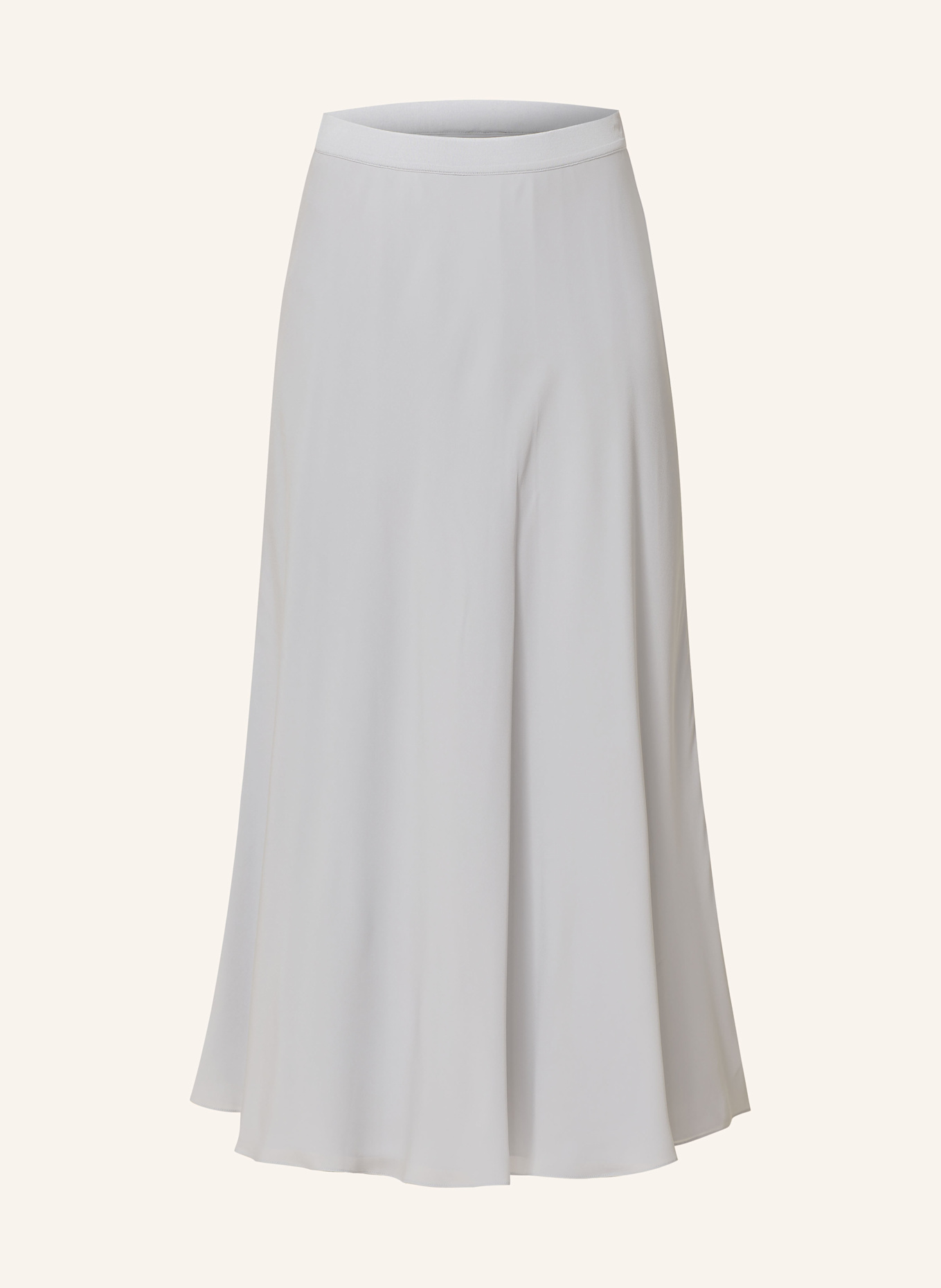 Theory Silk skirt: LIGHT GRAY
