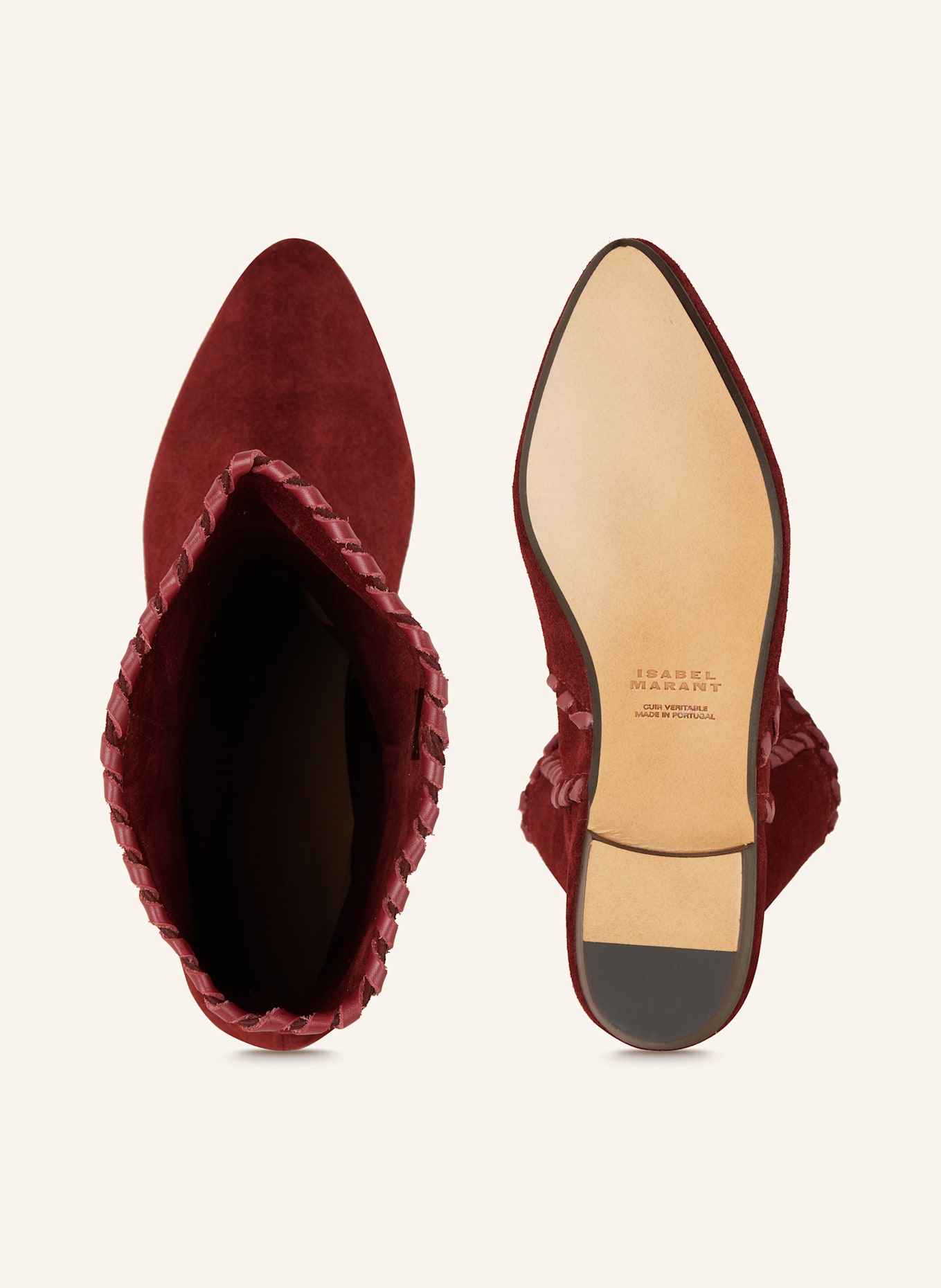 ISABEL MARANT Stiefeletten STAENI: DUNKELROT