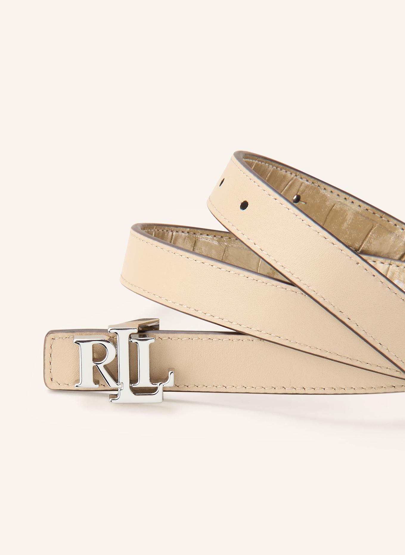 LAUREN RALPH LAUREN Ledergürtel: GOLD