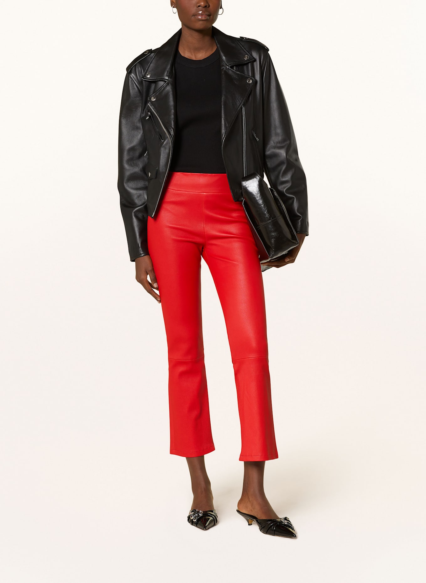 ARMA Leather pants ZARAGOZA: RED