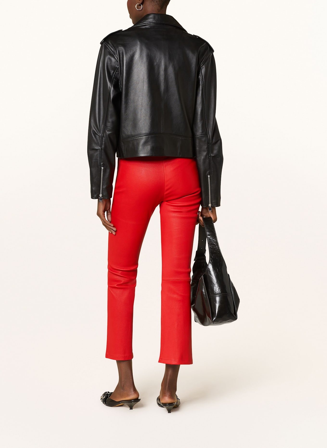 ARMA Leather pants ZARAGOZA: RED