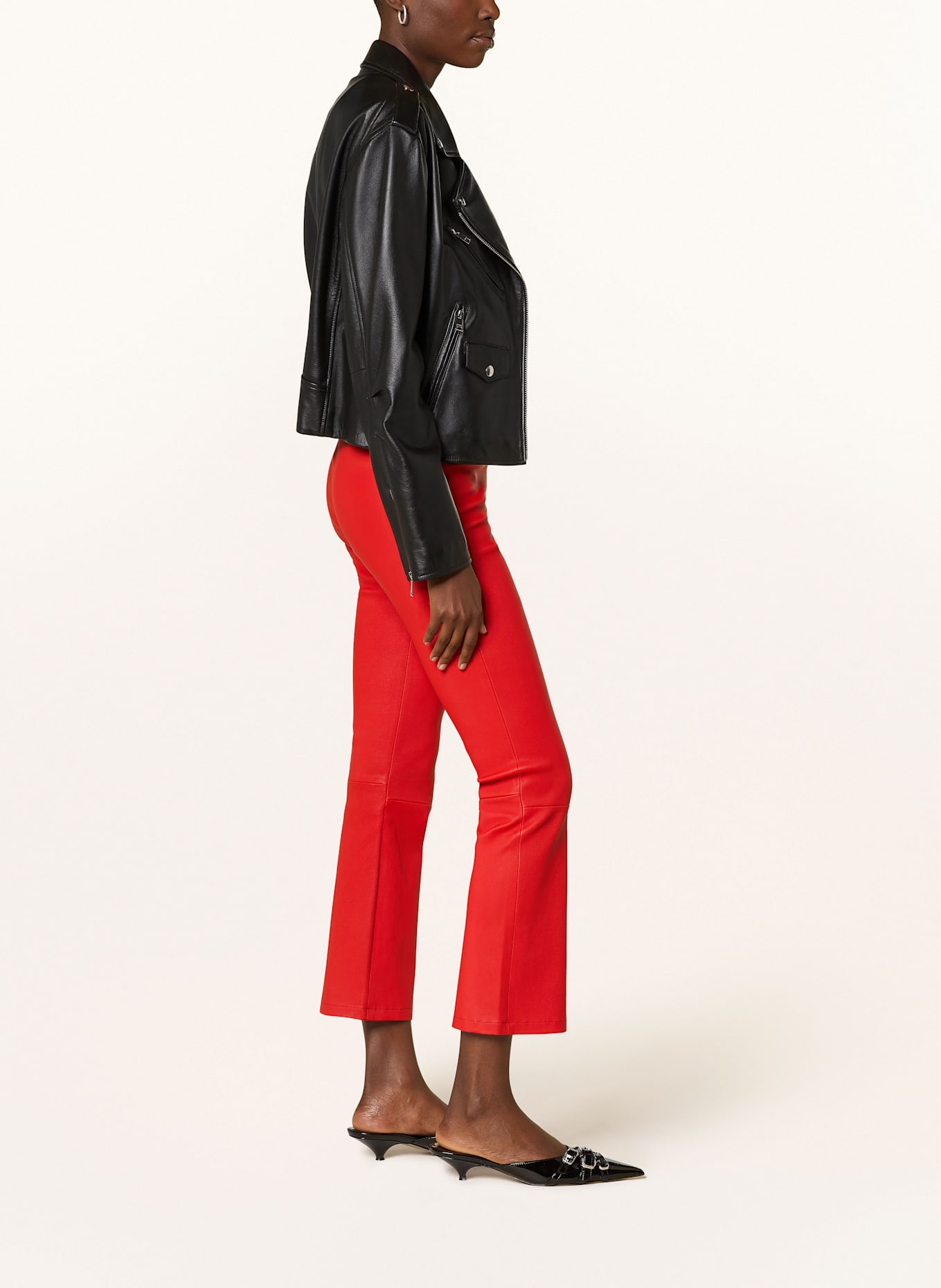 ARMA Leather pants ZARAGOZA: RED