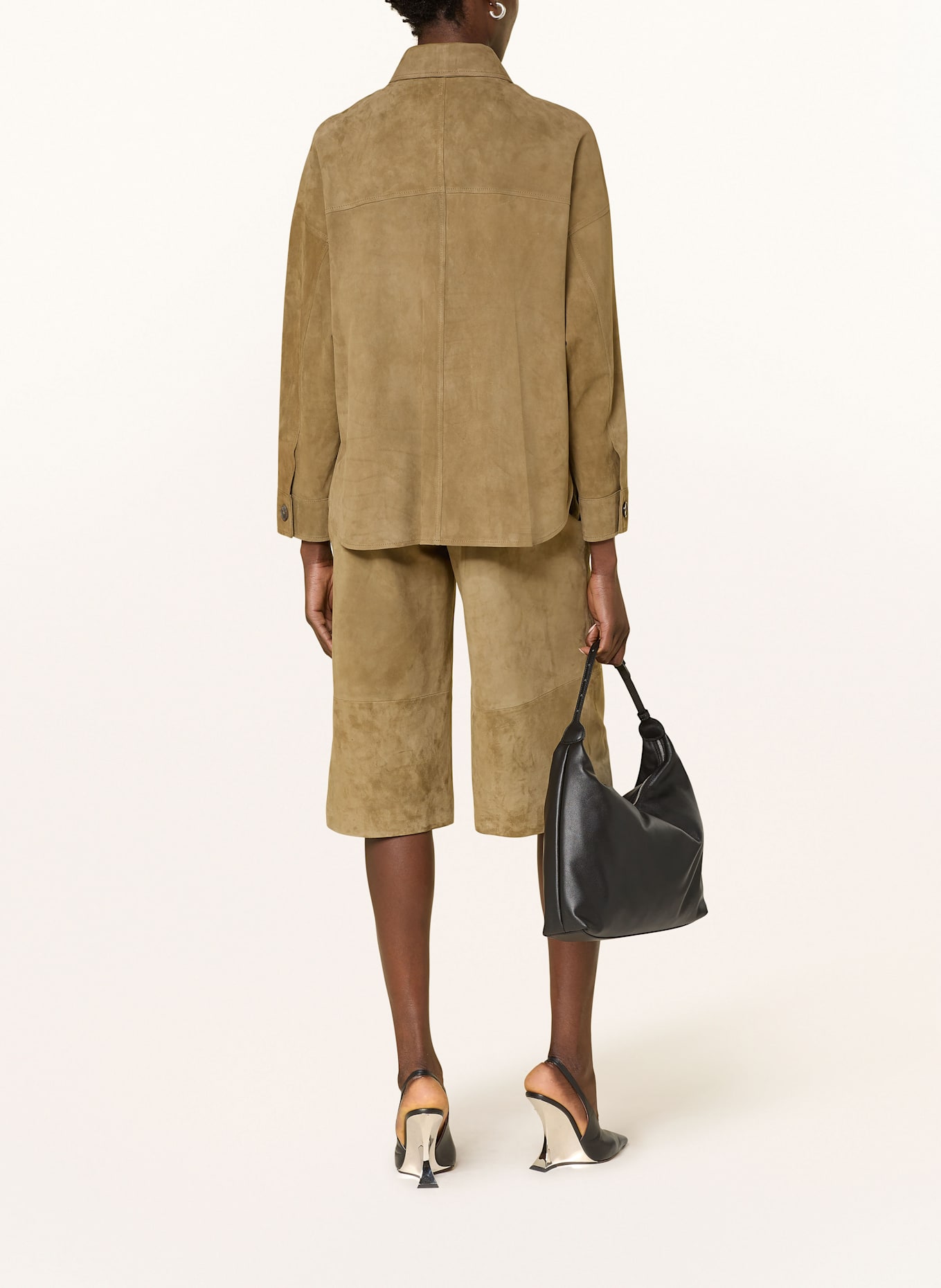 ARMA Kožená bunda: OLIVOVÁ