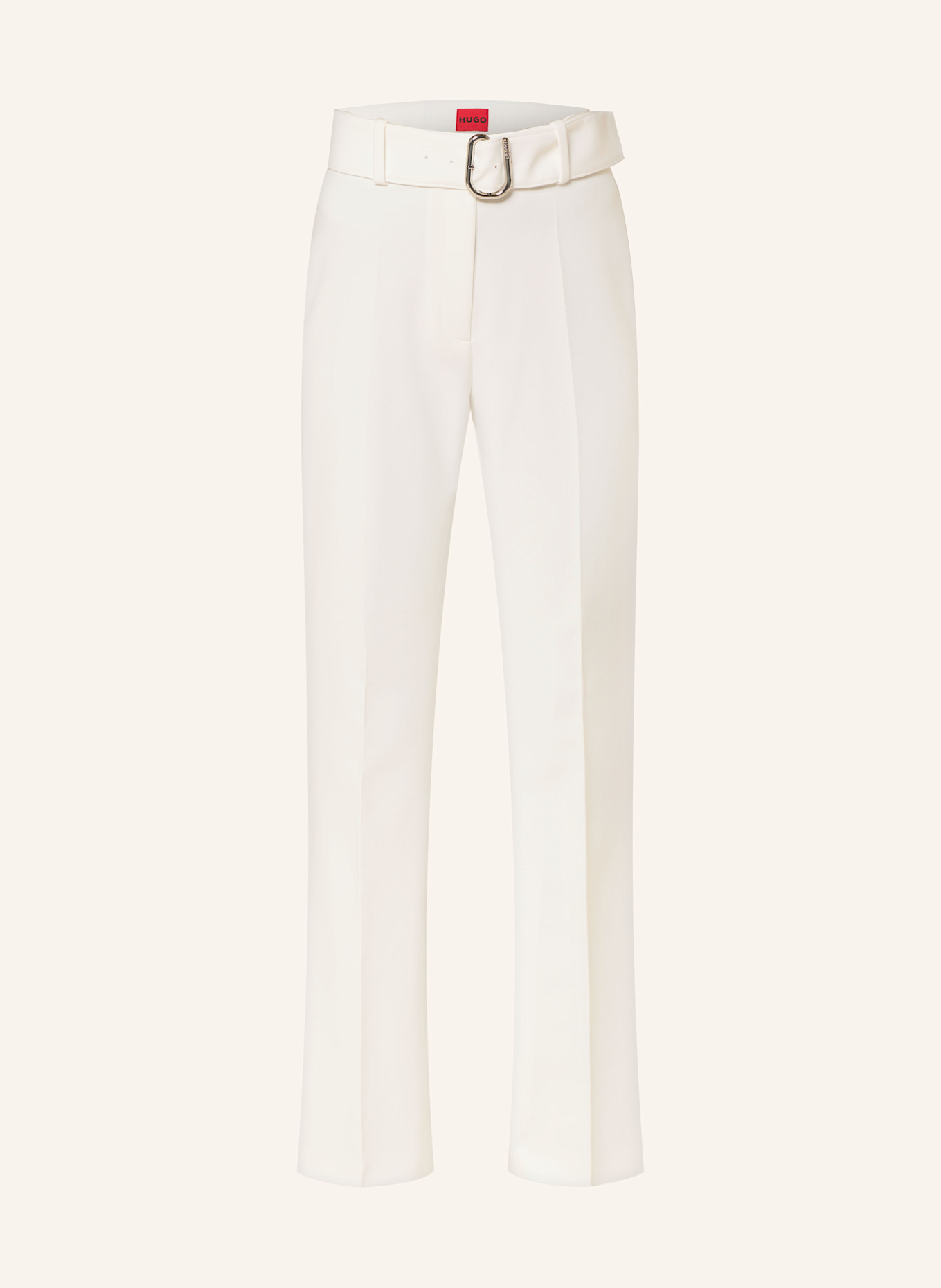 HUGO Bootcut Hose HAZULA, Farbe: WEISS (Bild 1)