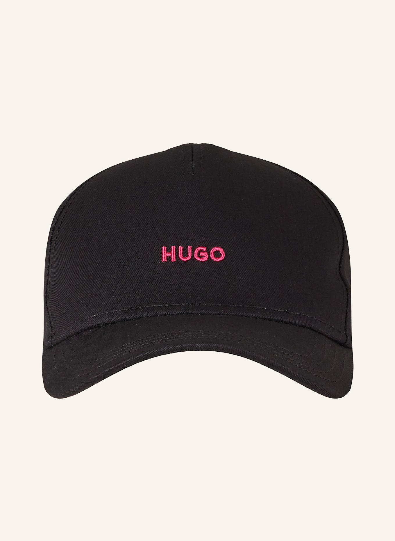 HUGO Kšiltovka CARA: ČERNÁ / RŮŽOVÁ