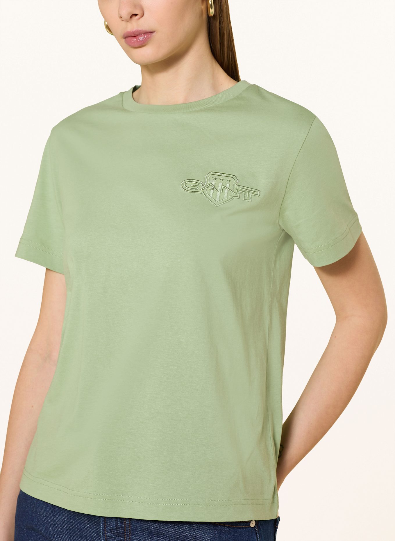 GANT T-Shirt: GRÜN