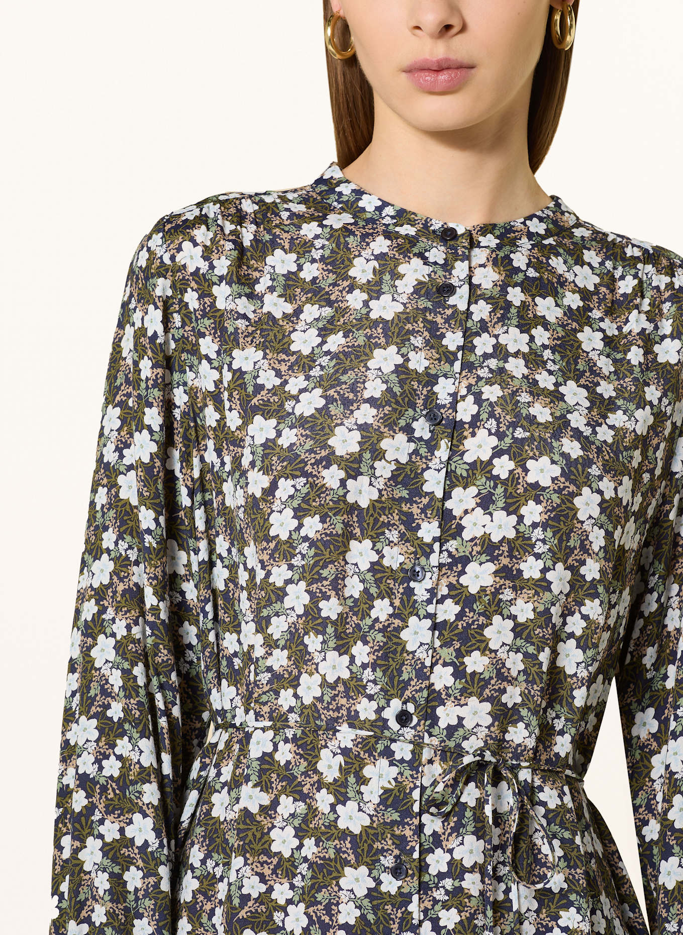 GANT Kleid: DUNKELBLAU/ DUNKELGRÜN/ WEISS