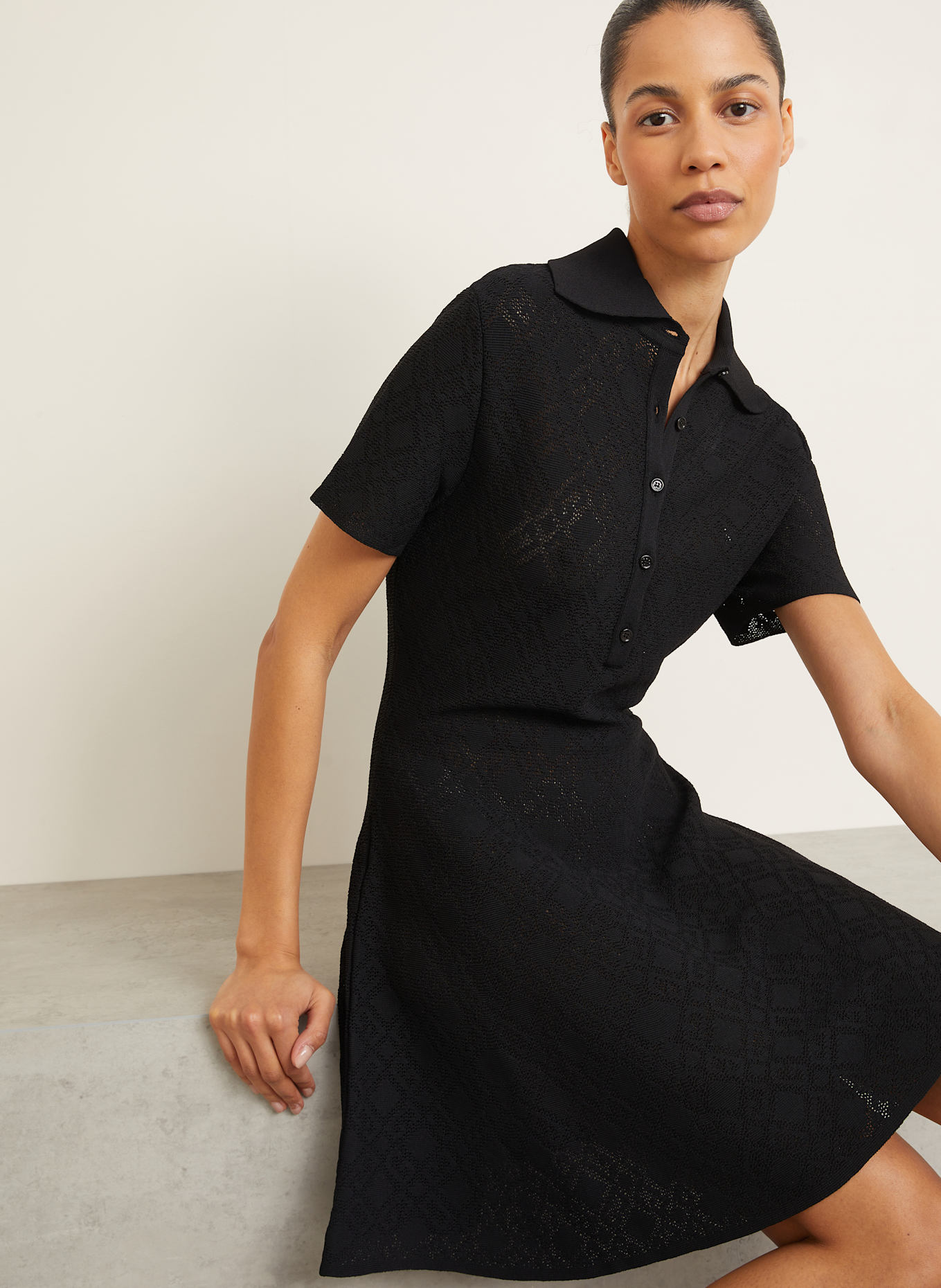 GIVENCHY Strickkleid: SCHWARZ