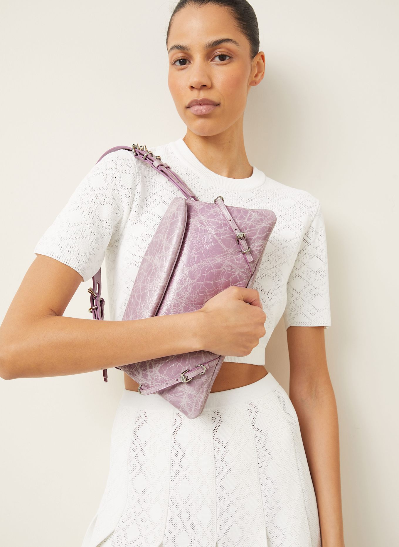 GIVENCHY Schultertasche PTIT VOYOU SMALL: HELLLILA