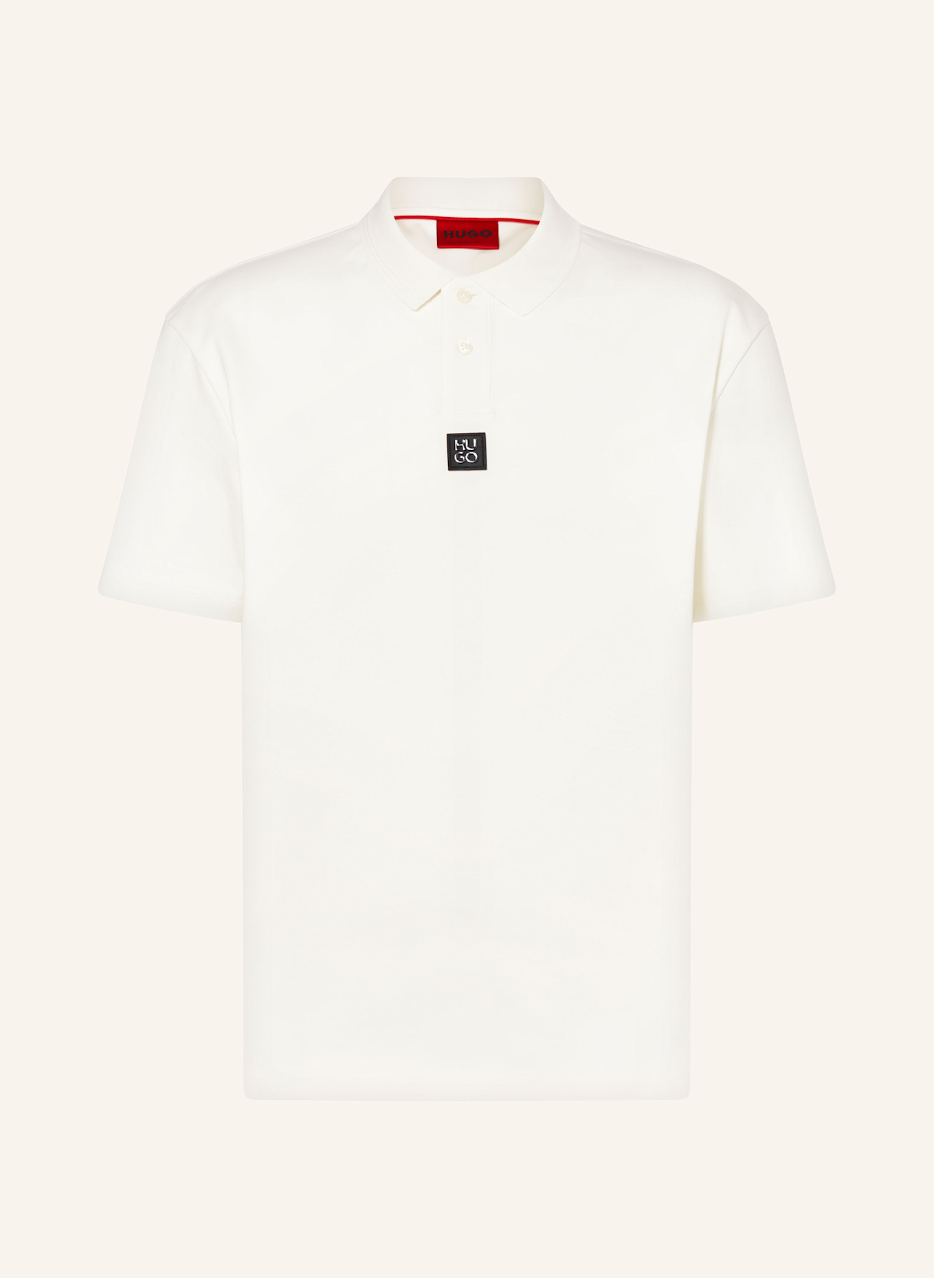 HUGO DEABONO jersey polo shirt: ECRU