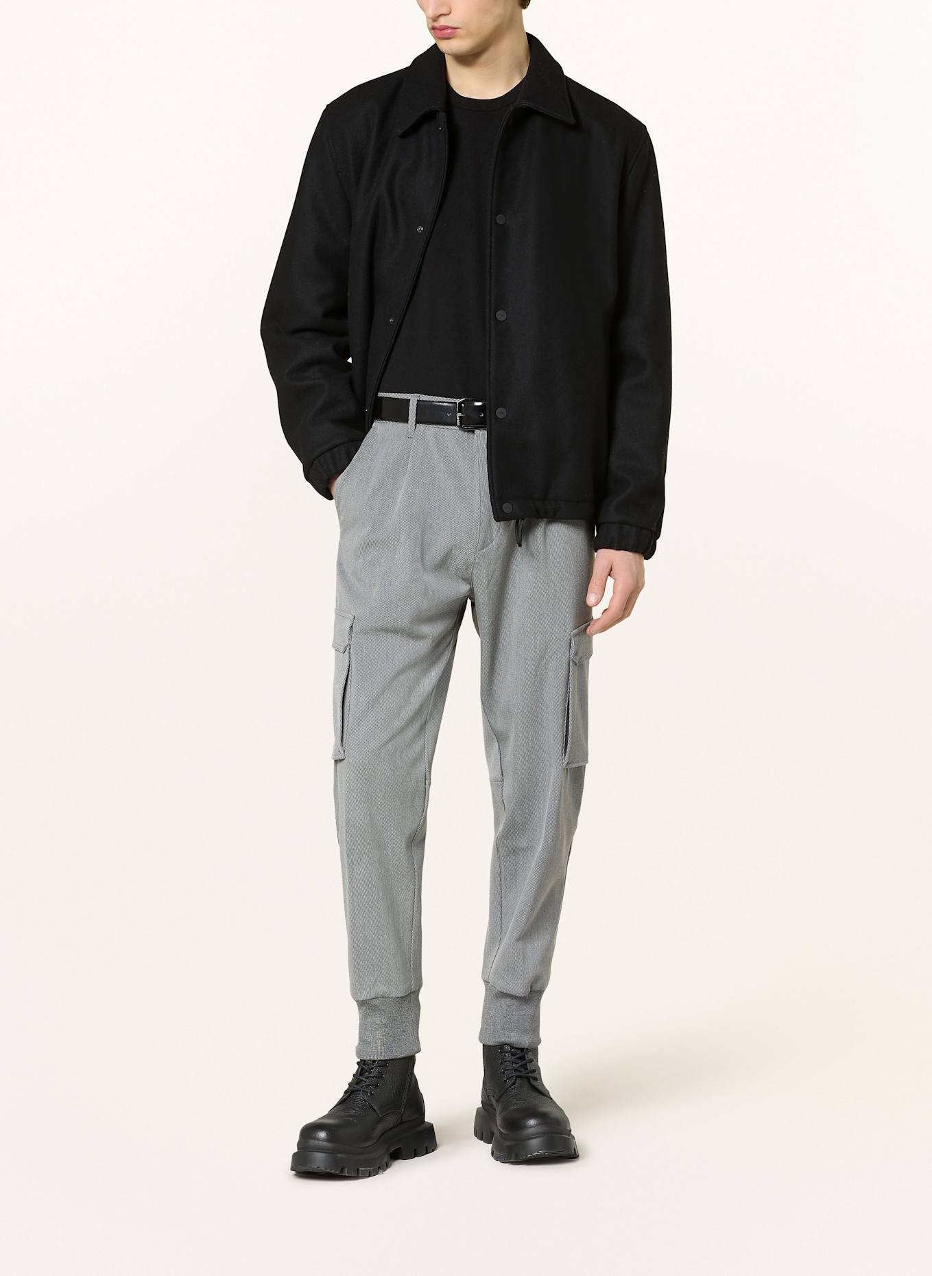 HUGO Cargo pants GLAVIN: GRAY