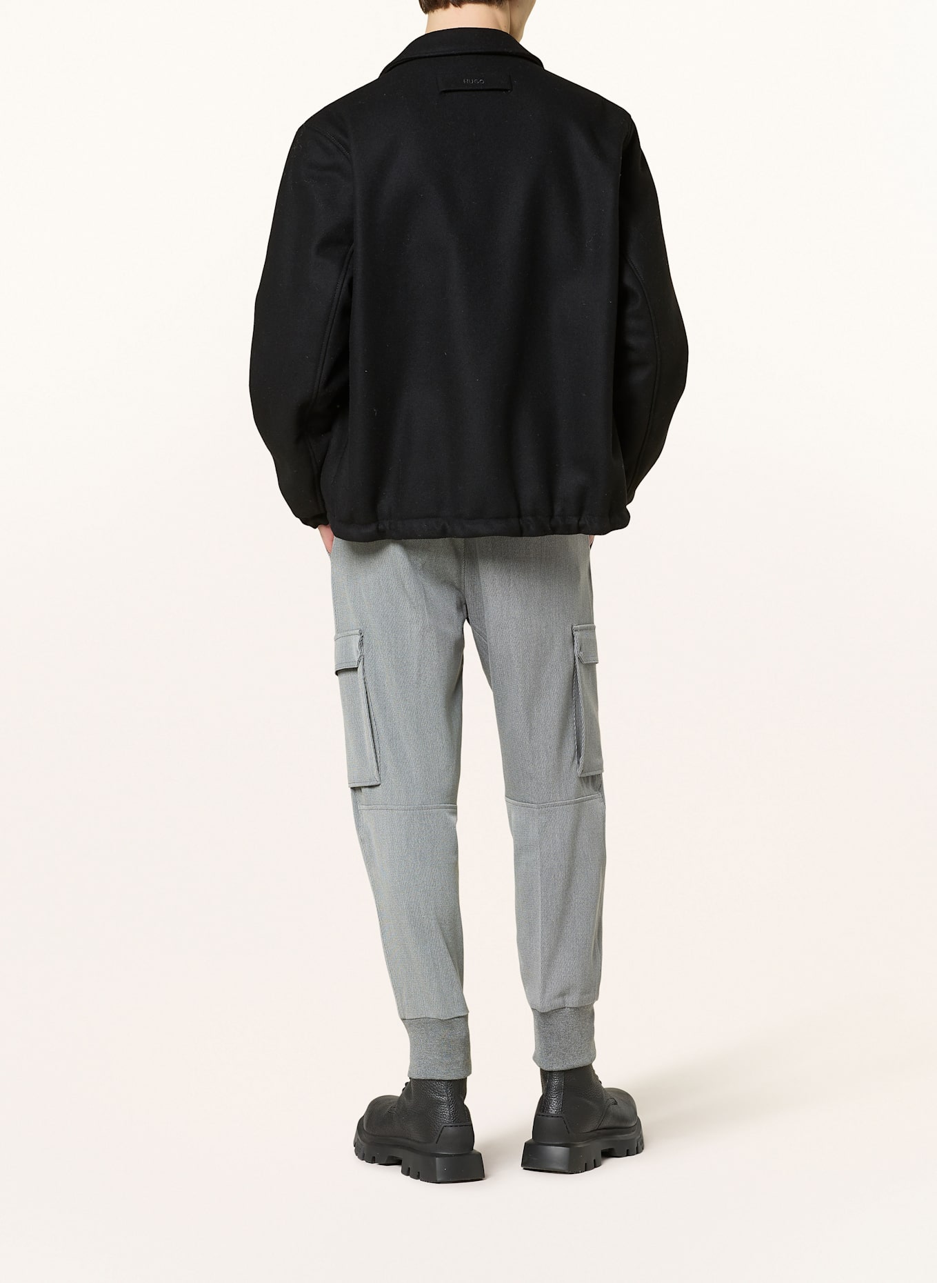 HUGO Cargo pants GLAVIN: GRAY