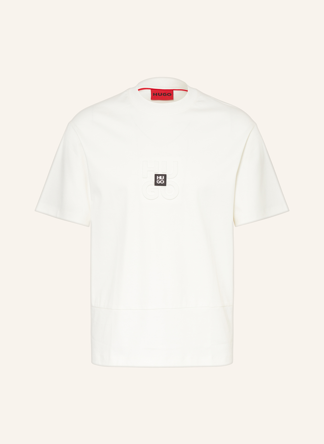 HUGO T-shirt DEBOSTAC: WHITE