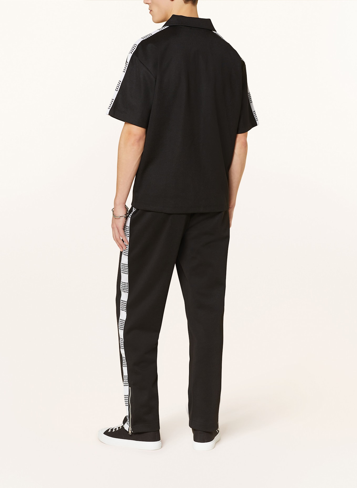 HUGO Jersey-Poloshirt DALPARS: SCHWARZ