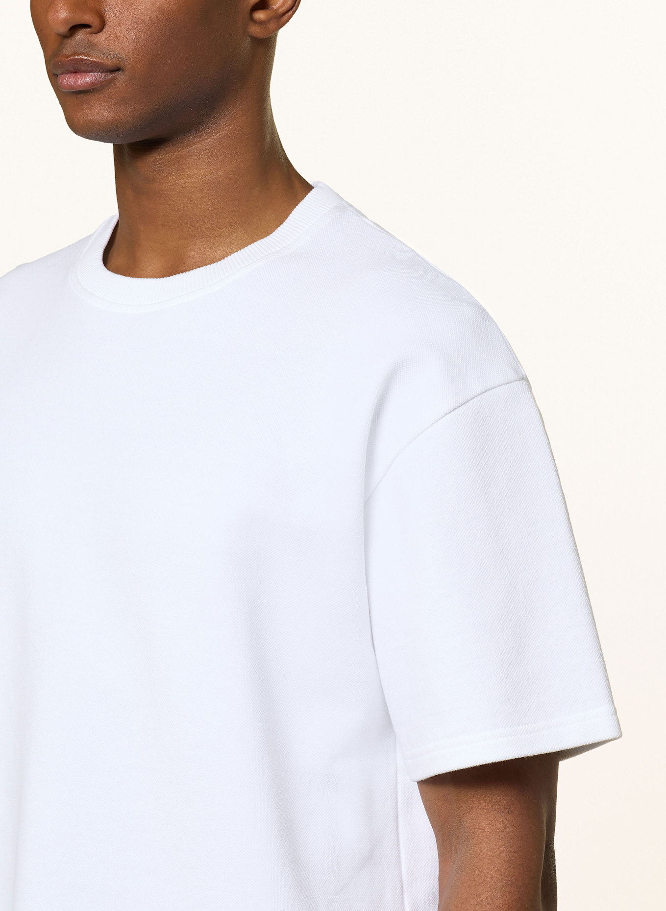 STRELLSON PICO T-shirt in piqué: WHITE