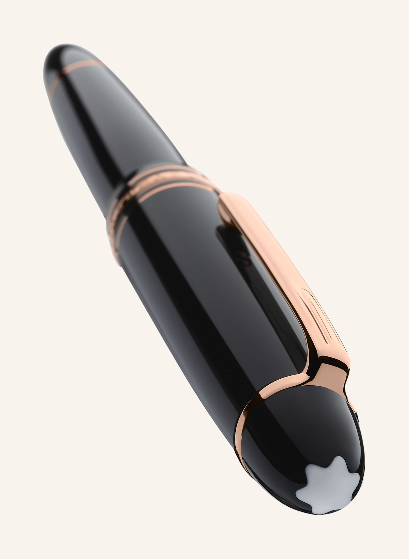 MONTBLANC Pióro kulkowe MEISTERSTÜCK LE GRAND: CZARNY/ RÓŻOWOZLOTY