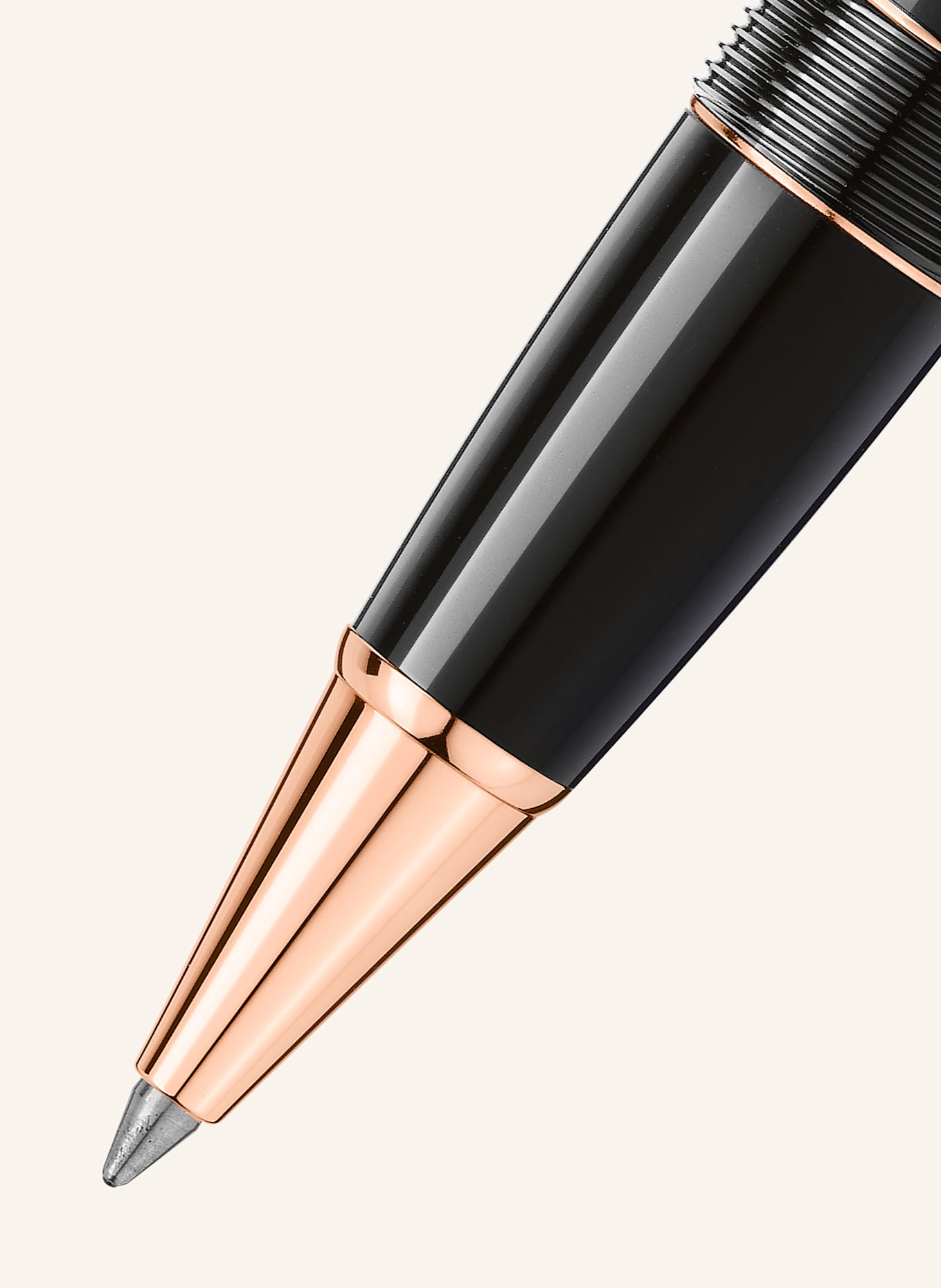 MONTBLANC Pióro kulkowe MEISTERSTÜCK LE GRAND: CZARNY/ RÓŻOWOZLOTY