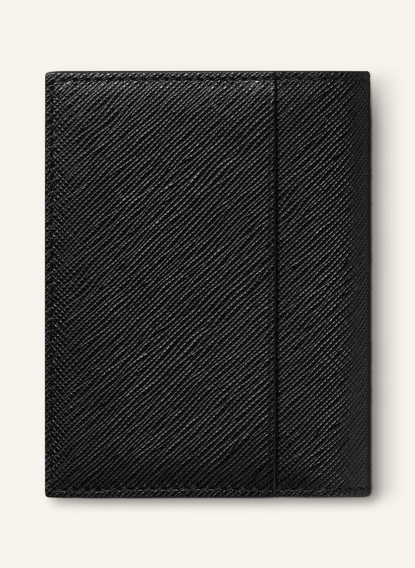 MONTBLANC Etui na karty ze skóry saffiano SARTORIAL: CZARNY