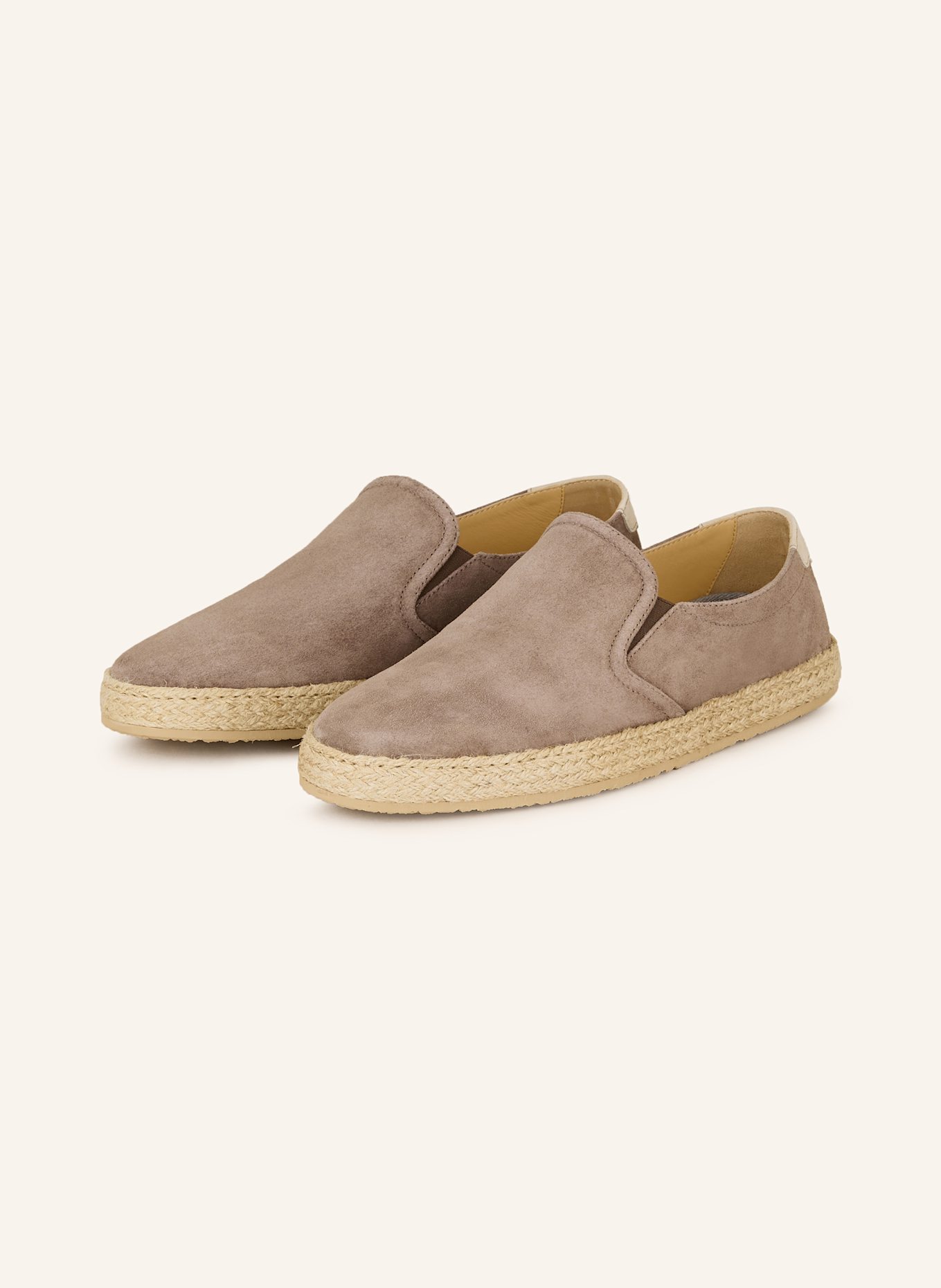 BRUNELLO CUCINELLI Espadryle: SZAROBRĄZOWY